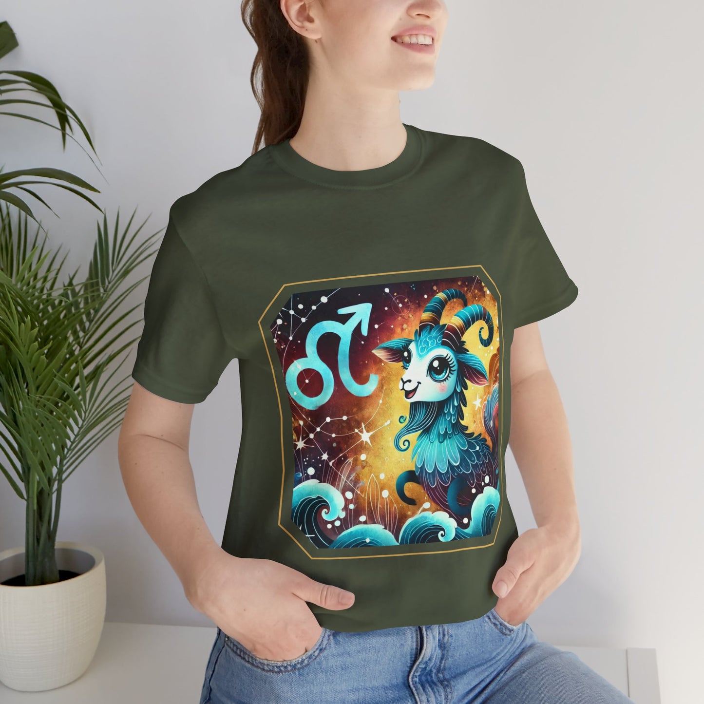Capricorn Framed Zodiac Name T-Shirt