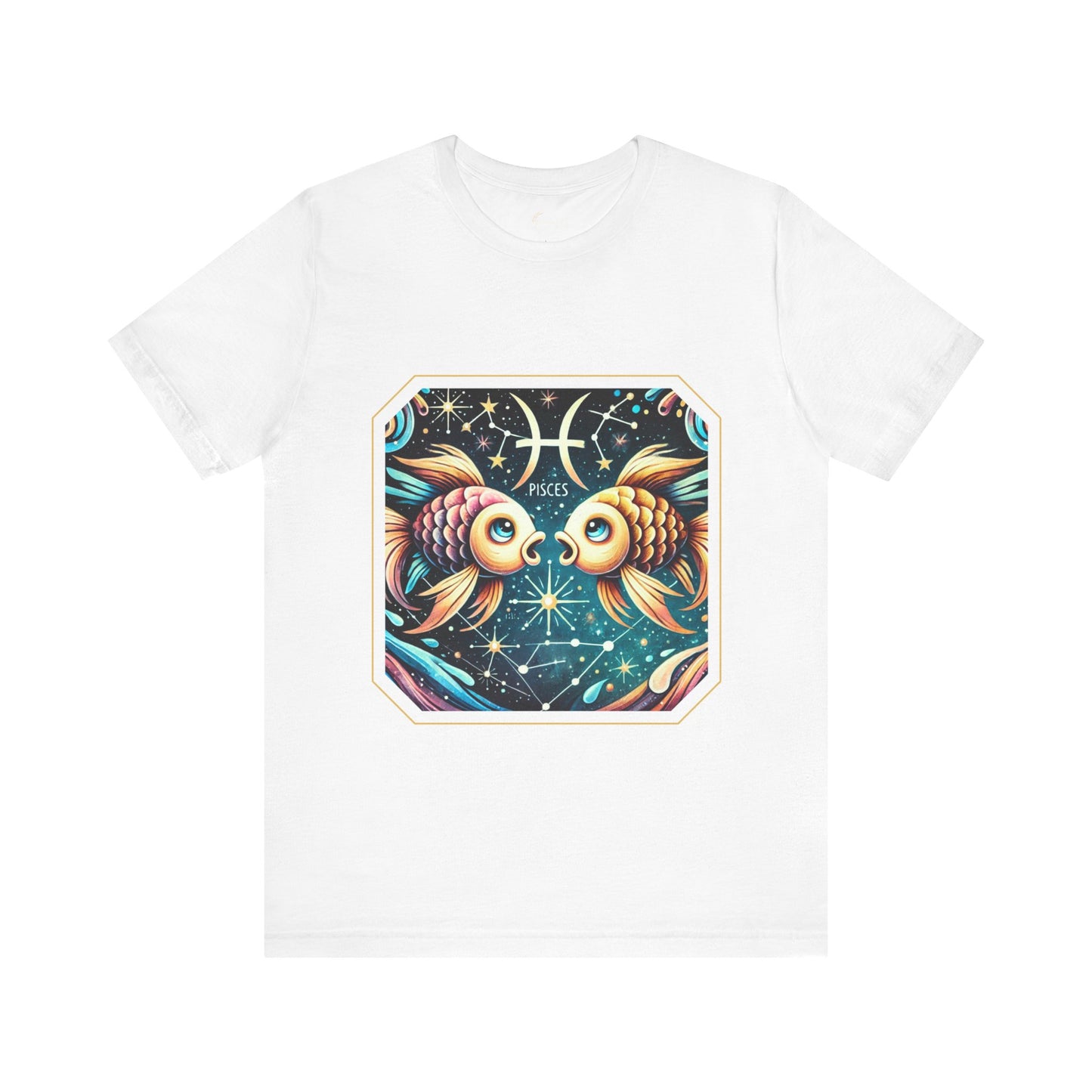 Pisces Framed Zodiac Name T-Shirt