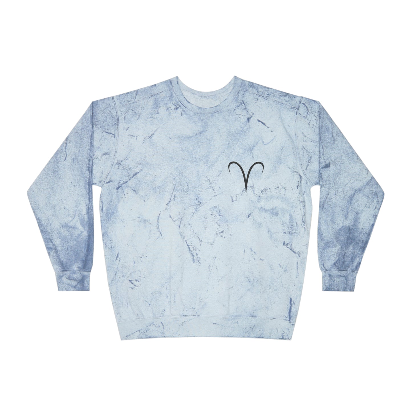 Aries Zodiac Unisex Color Blast Crewneck Sweatshirt