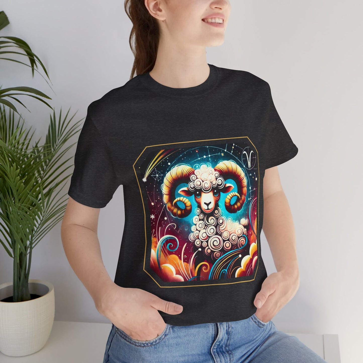 Aries Framed Zodiac Name T-Shirt