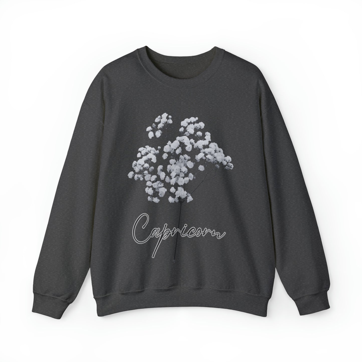 Capricorn Baby's Breath Unisex Heavy Blend Crewneck Sweatshirt