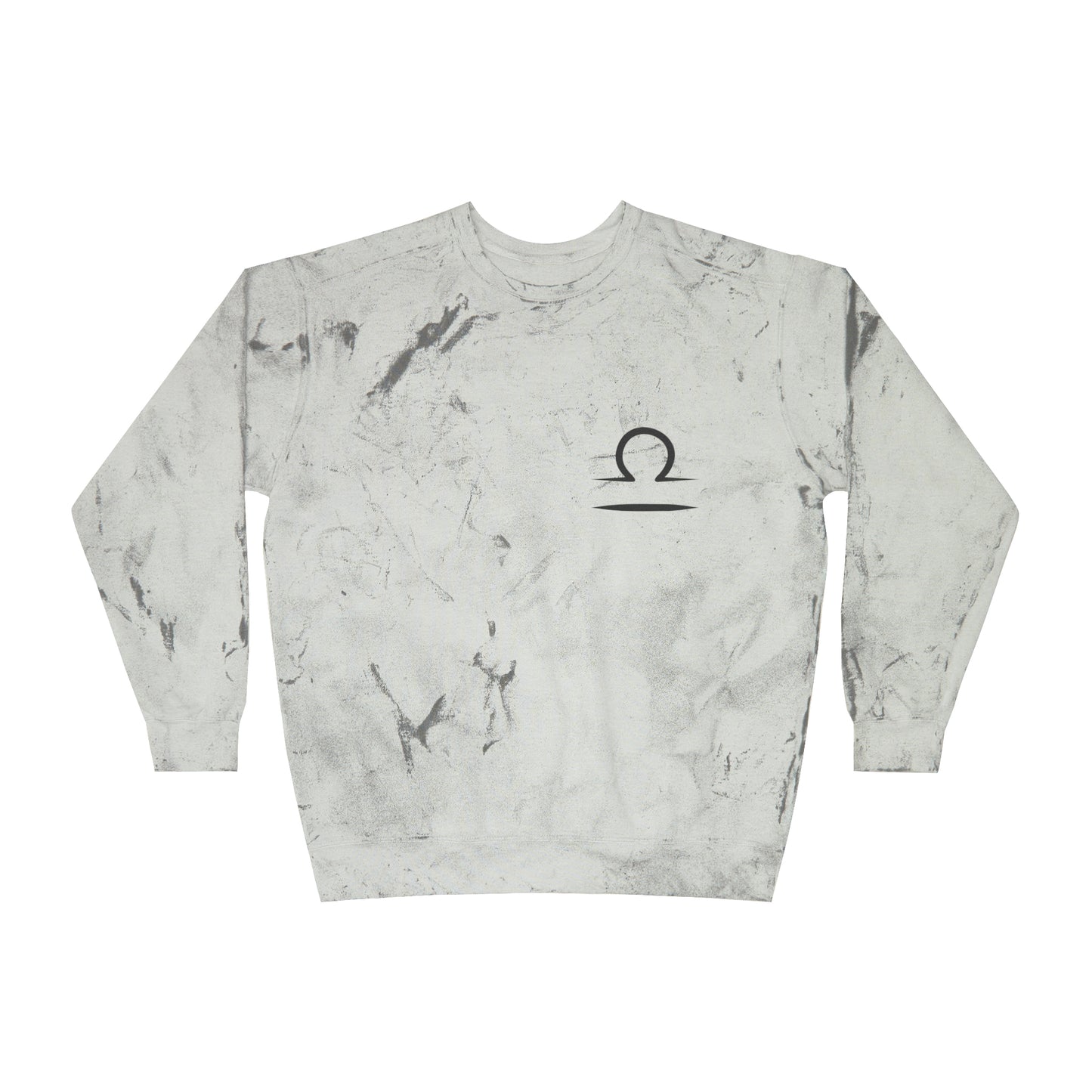 Libra Zodiac Unisex Color Blast Crewneck Sweatshirt