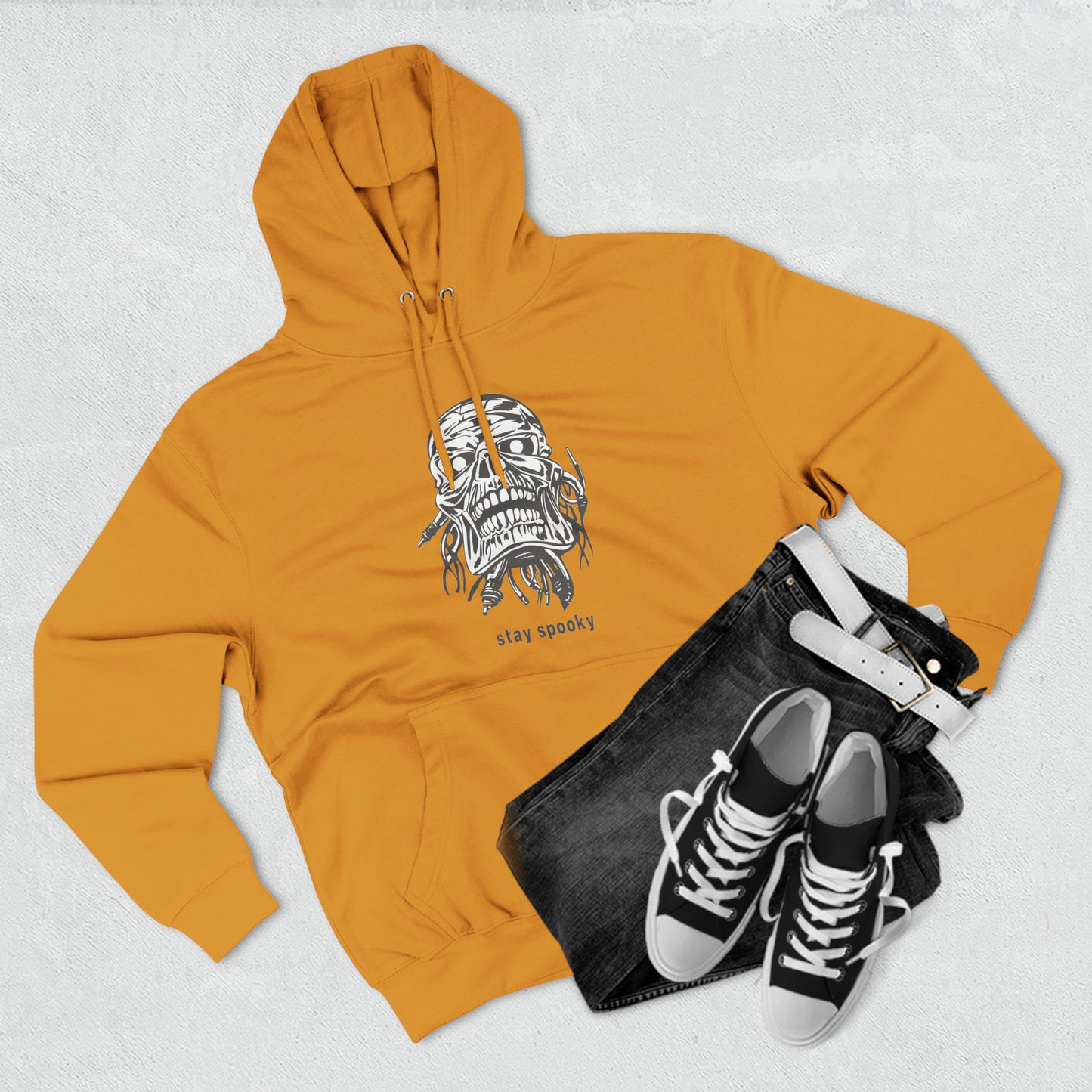 Stay Spookie Skull Unisex Premium Pullover Hoodie