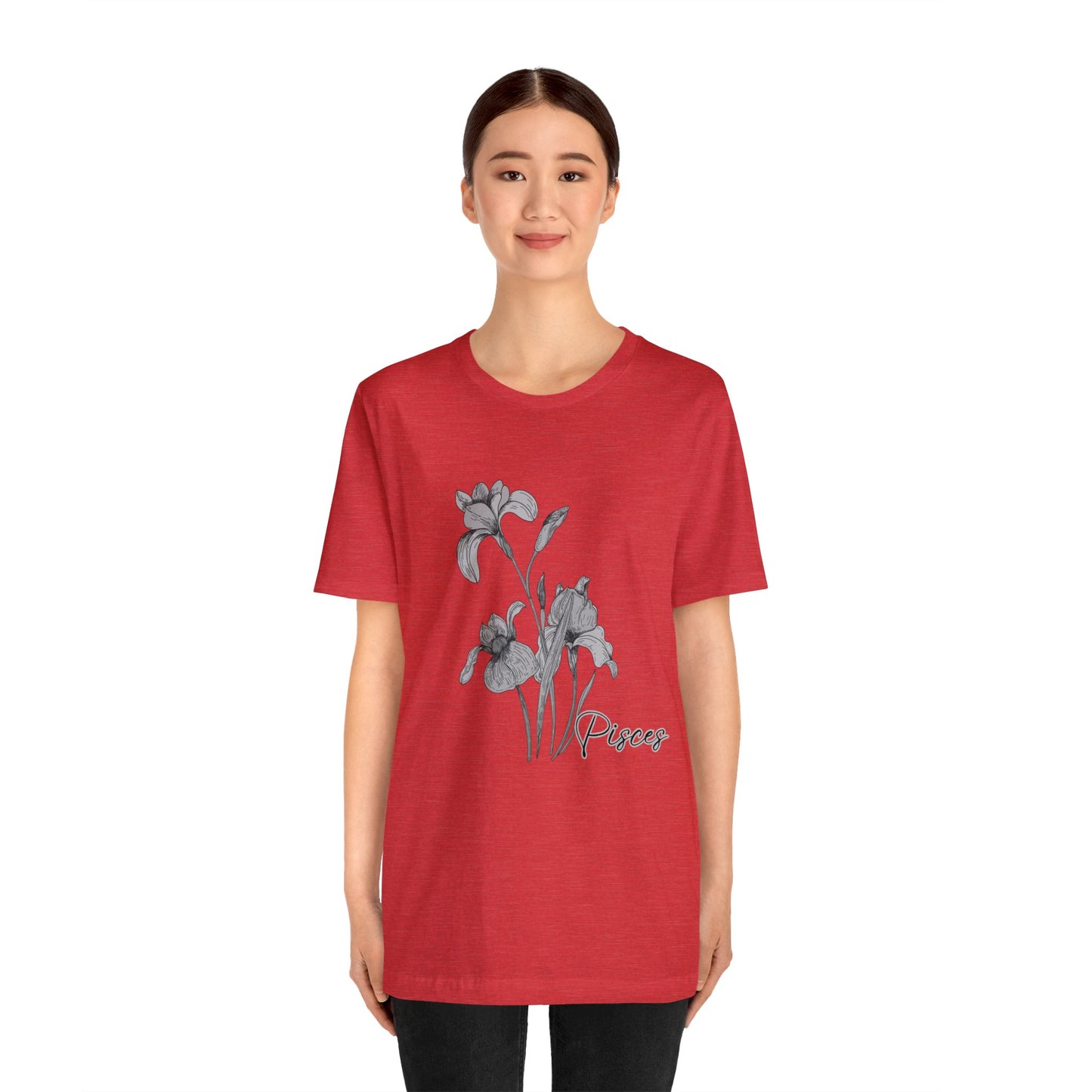Pisces Iris Zodiac Unisex Jersey Short Sleeve Tee