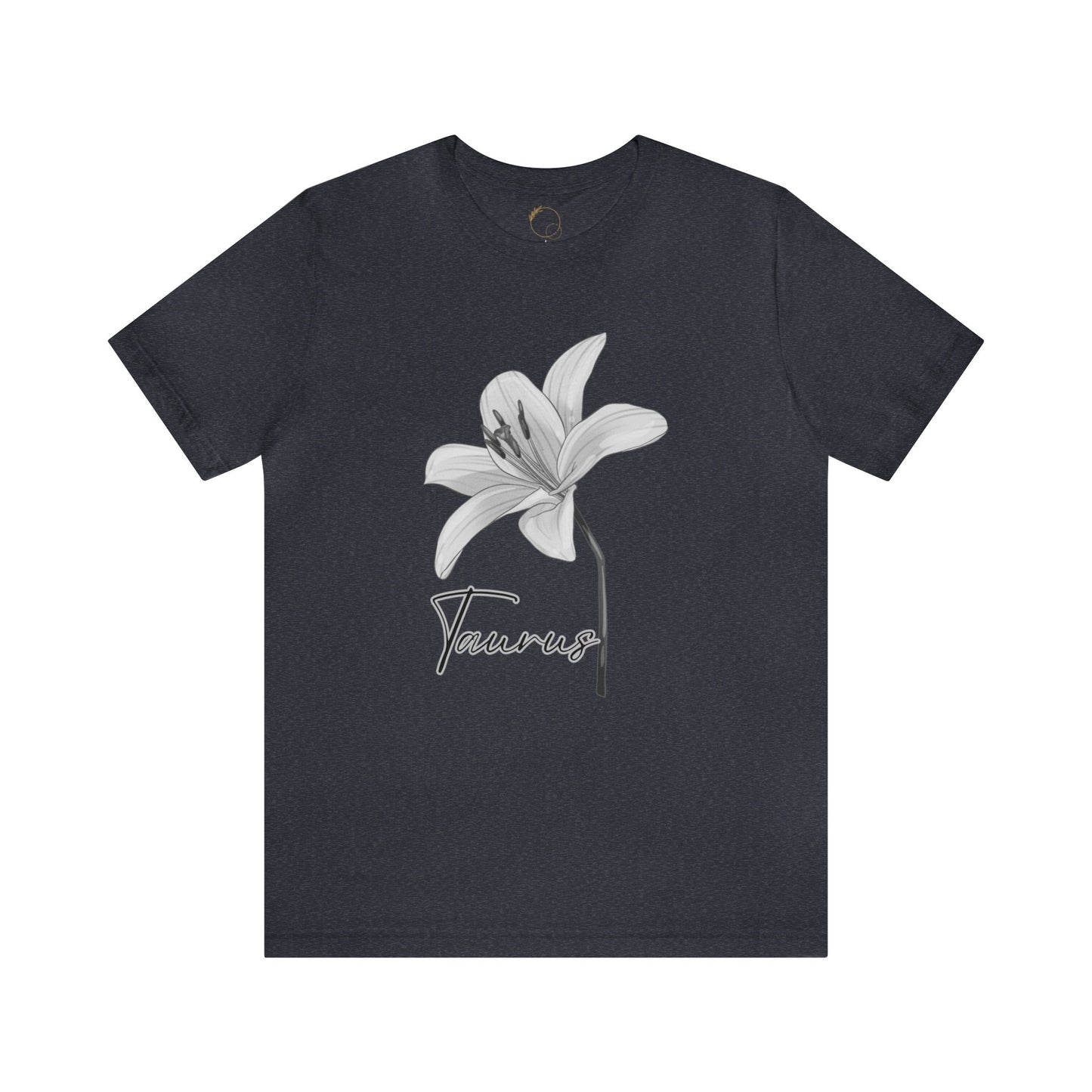 Taurus Lily Zodiac Unisex Jersey Short Sleeve Tee