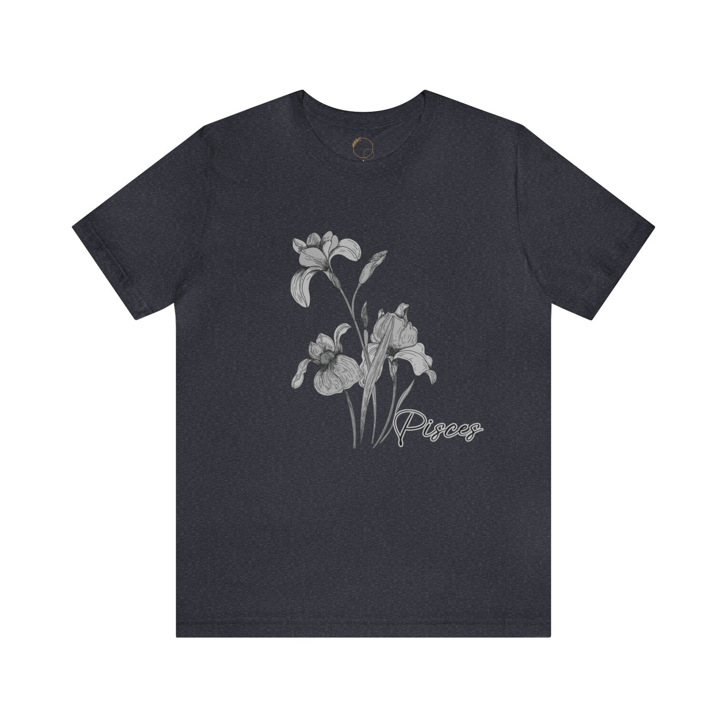 Pisces Iris Zodiac Unisex Jersey Short Sleeve Tee