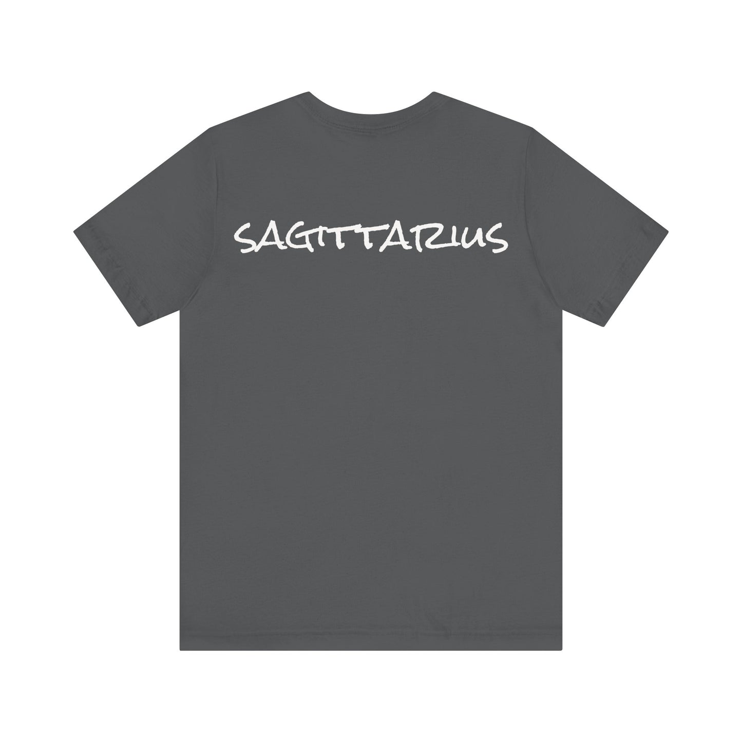 Spooky Sagittarius Zodiac Shirt Archer, Arrow, Graveyard and Skeleton Dark Astrology Tee for Astrology Lovers Anytime or Halloween Distress