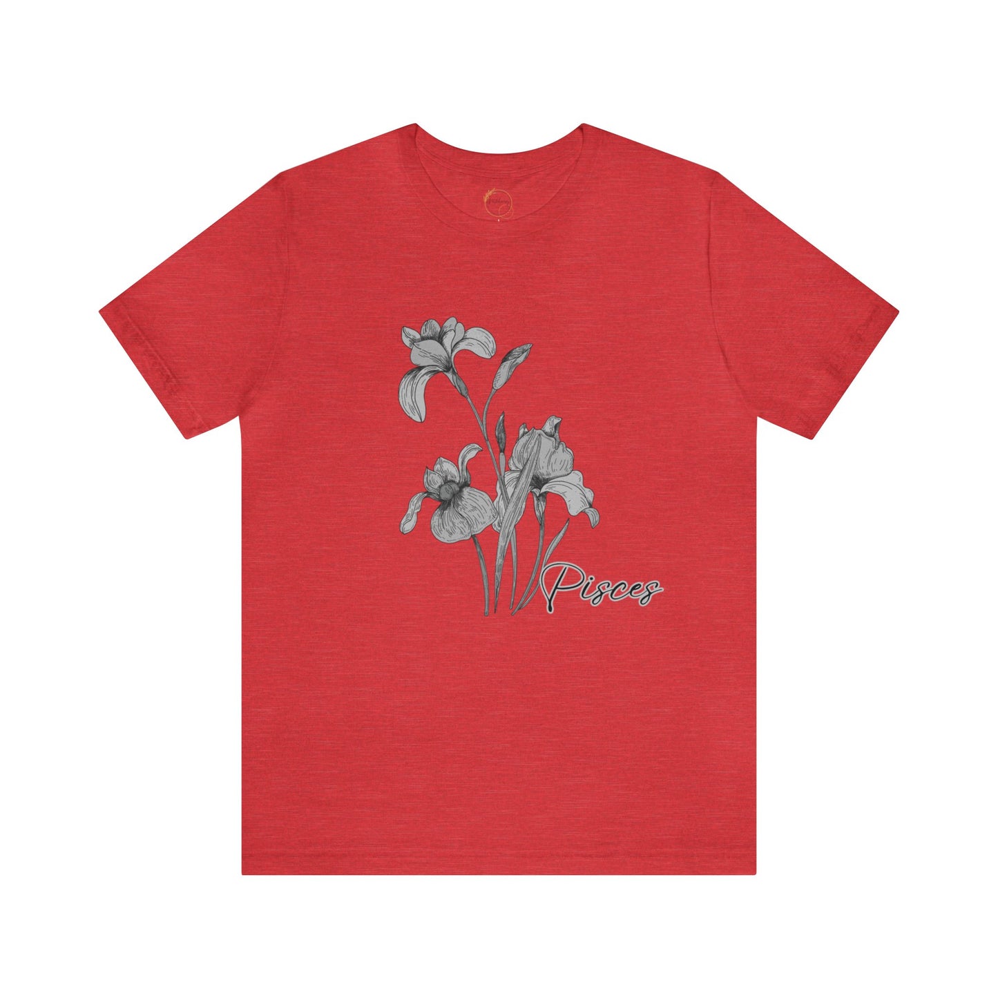 Pisces Iris Zodiac Unisex Jersey Short Sleeve Tee