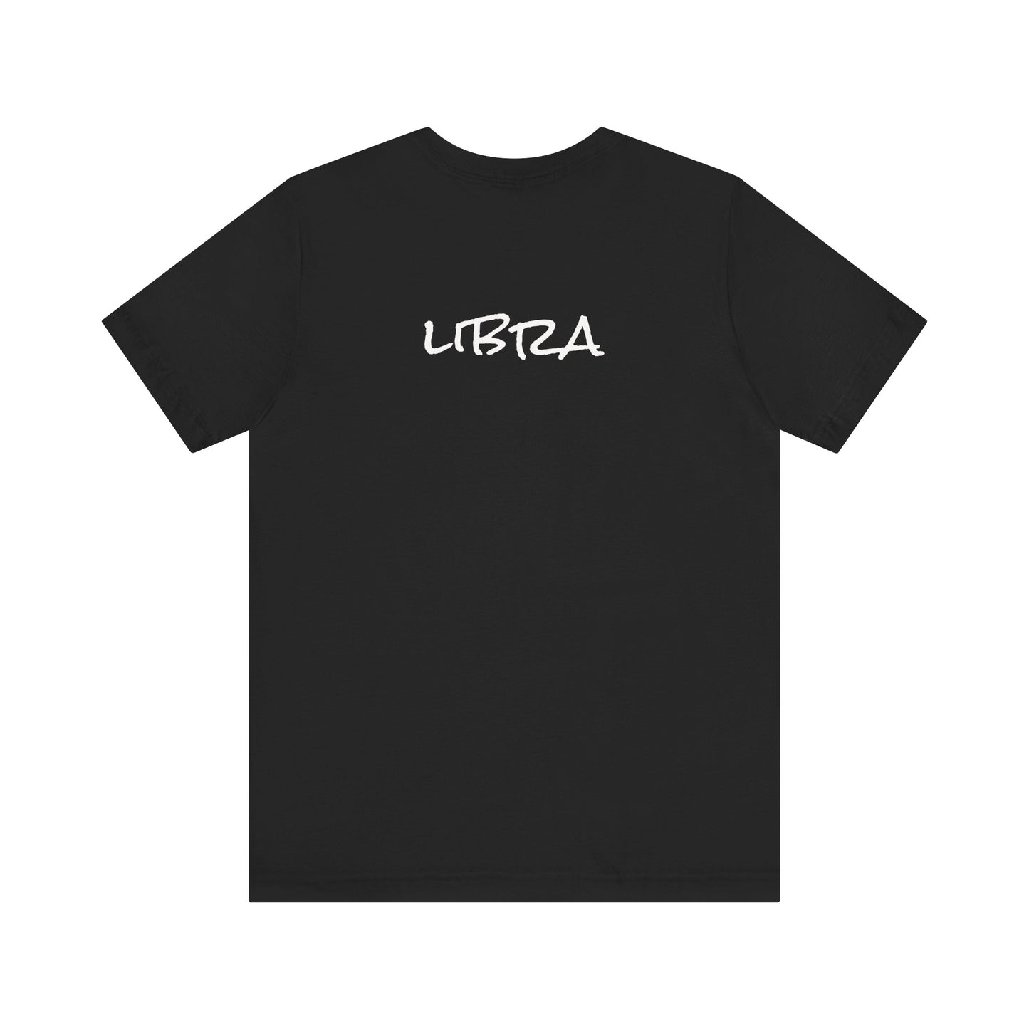 Spooky Libra Zodiac Shirt Haunted House Monster and Scales Dark Astrology Tee for Astrology Lovers Anytime or Halloween Style Distress