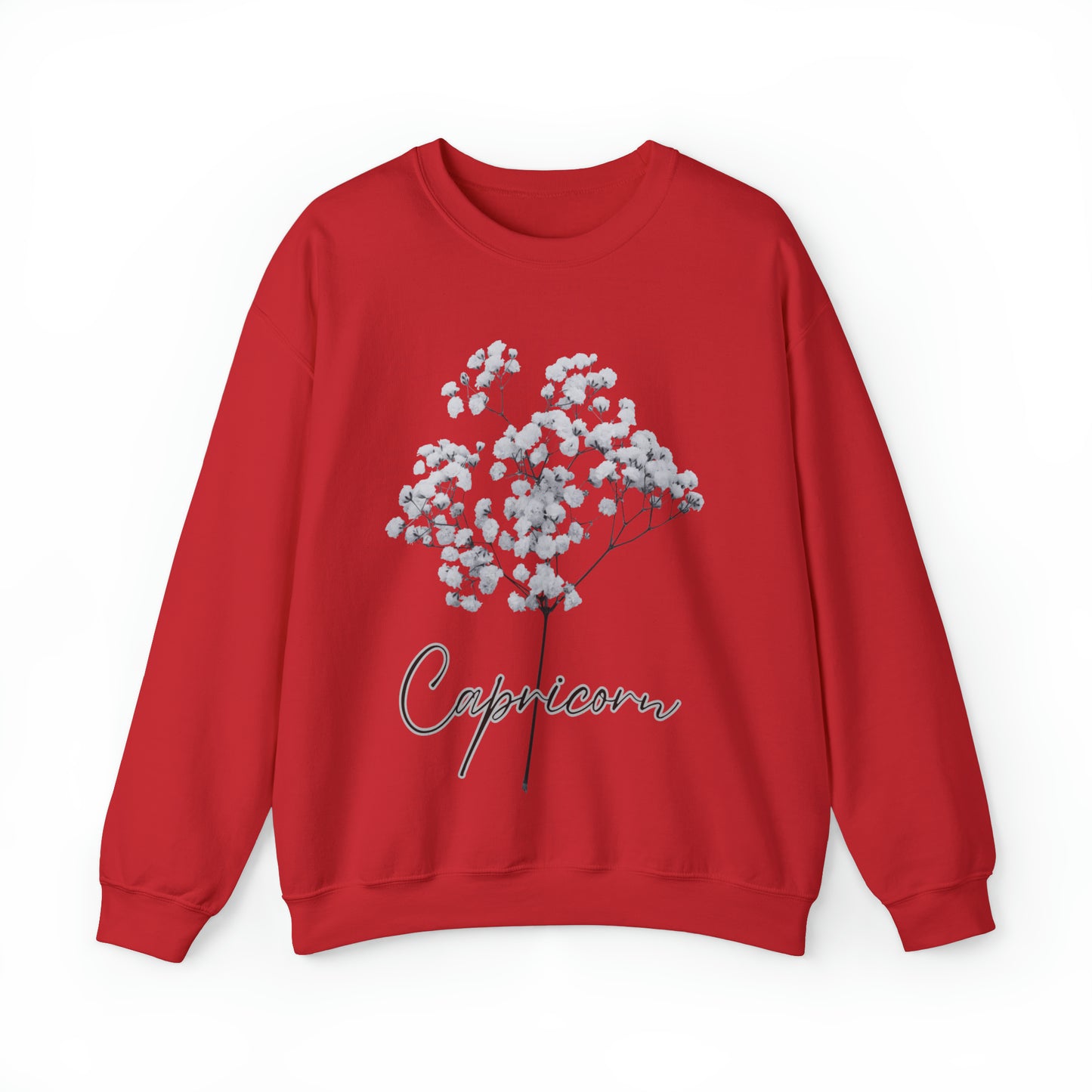Capricorn Baby's Breath Unisex Heavy Blend Crewneck Sweatshirt