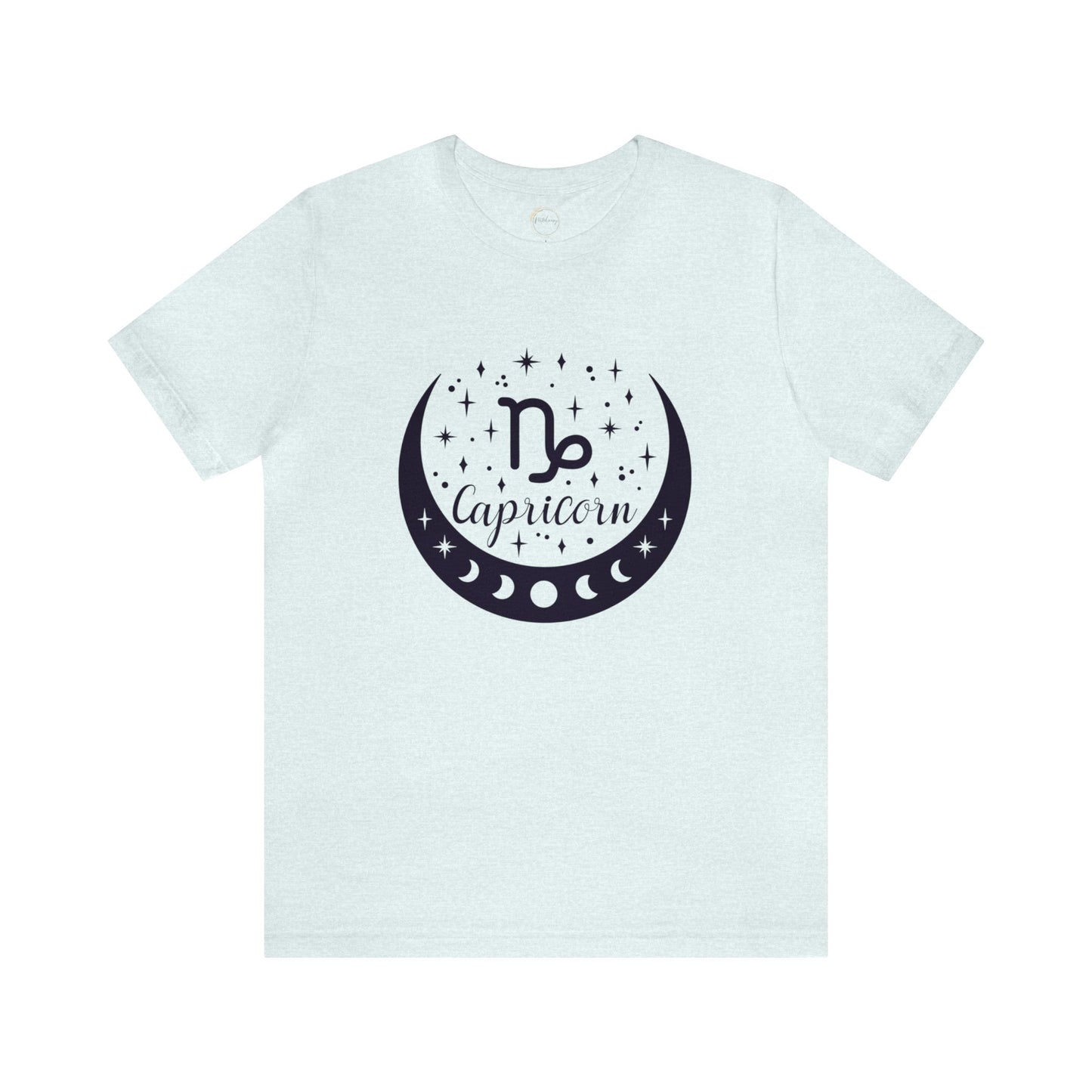 Capricorn Moon Phase Zodiac Unisex Jersey Short Sleeve Tee