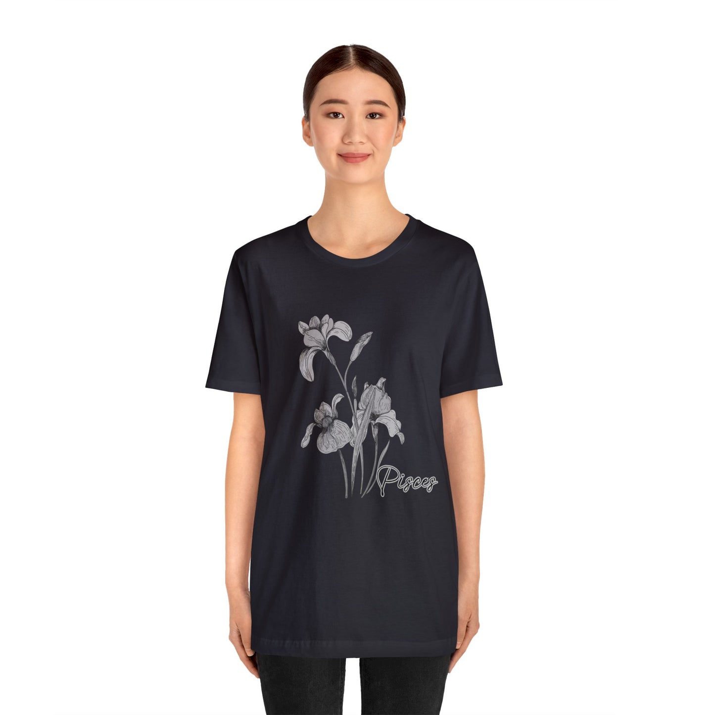 Pisces Iris Zodiac Unisex Jersey Short Sleeve Tee