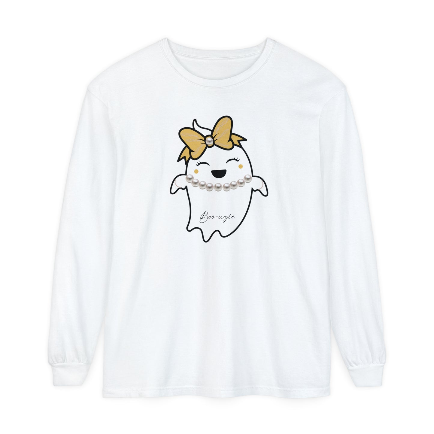 Boo-ugie Ghost Unisex Long Sleeve T-Shirt