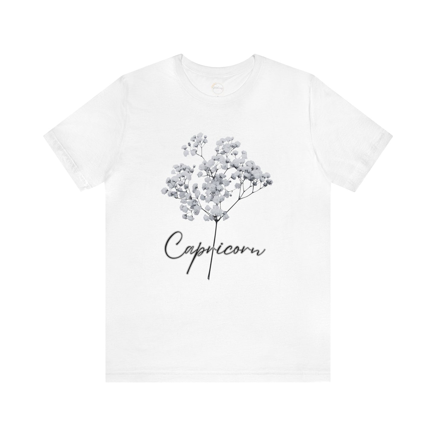 Capricorn Baby Breath Zodiac Unisex Jersey Short Sleeve Tee