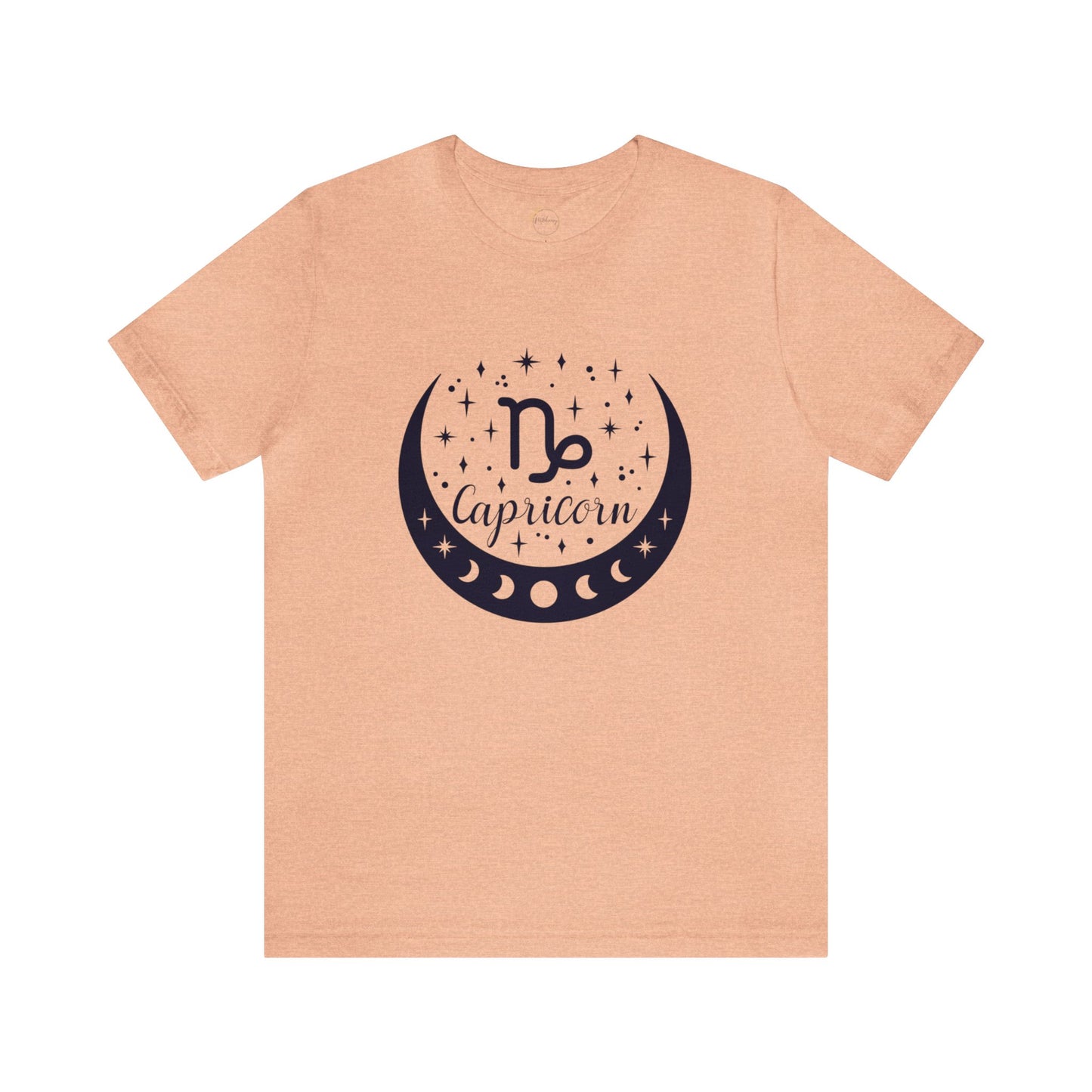 Capricorn Moon Phase Zodiac Unisex Jersey Short Sleeve Tee