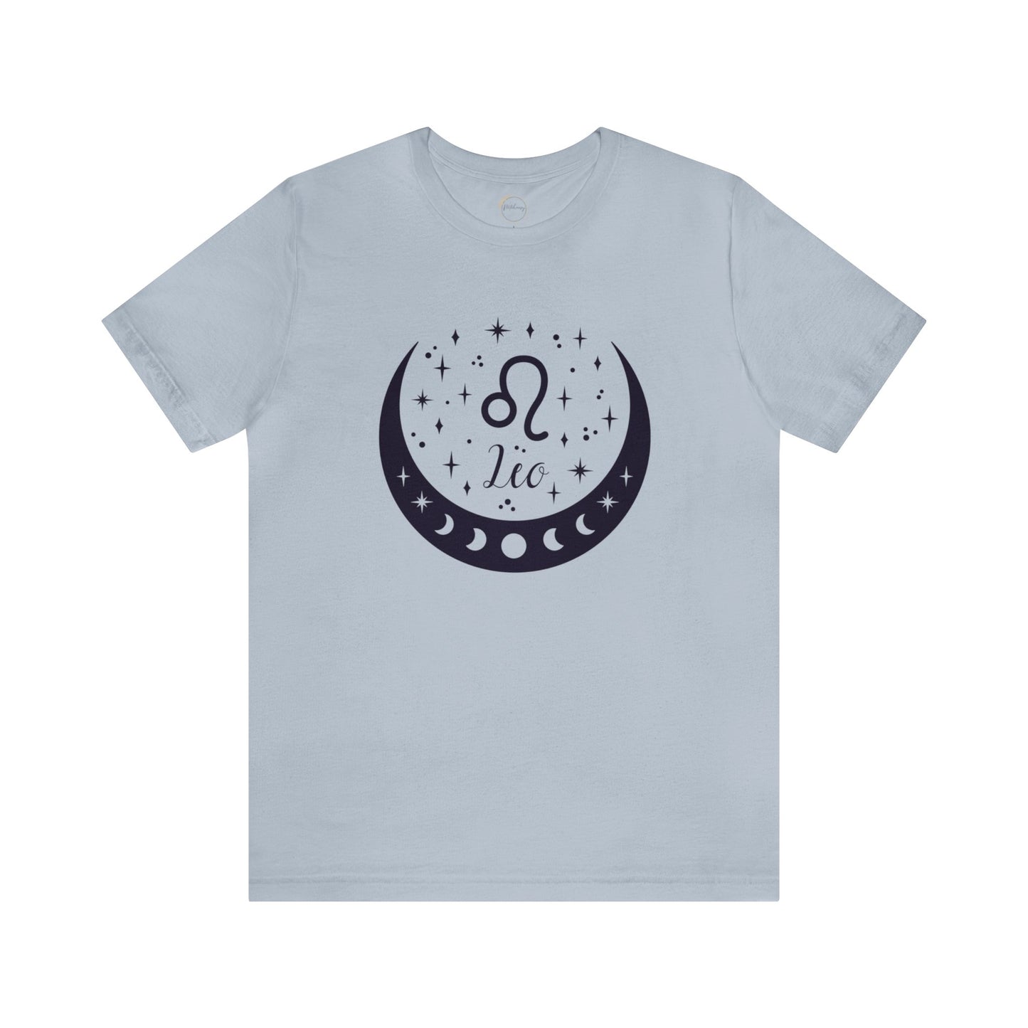 Leo Moon Phase Zodiac Unisex Jersey Short Sleeve Tee