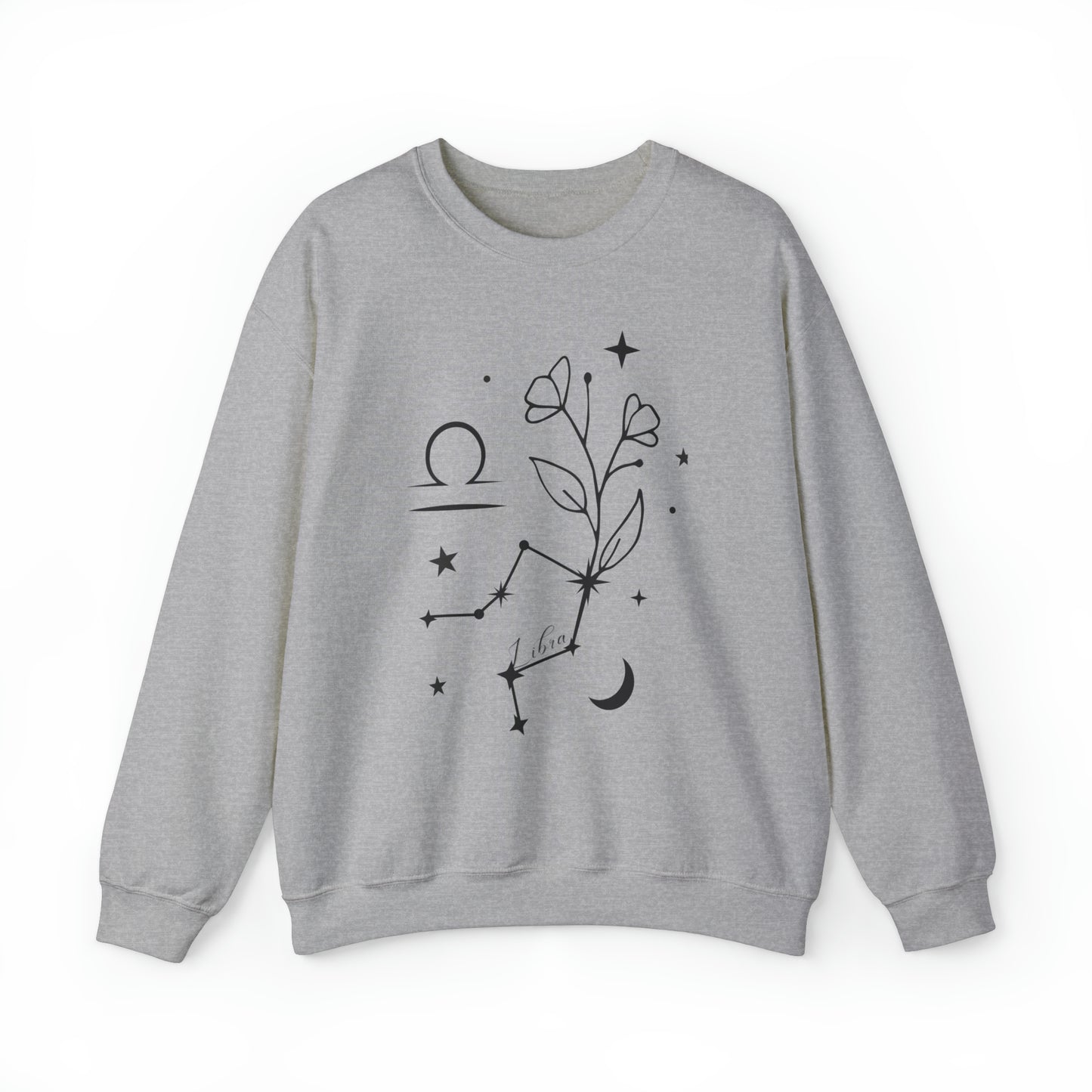 Libra Zodiac Mix Unisex Heavy Blend™ Crewneck Sweatshirt