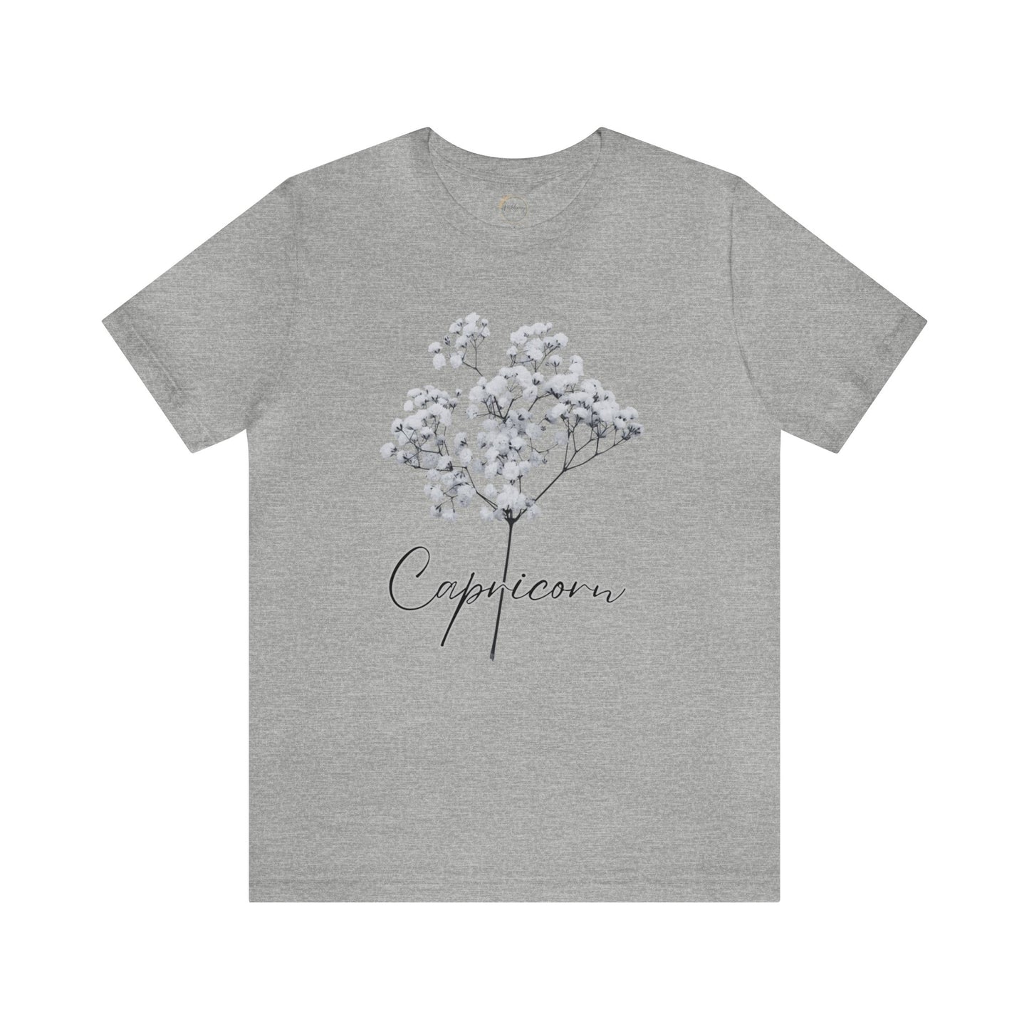 Capricorn Baby Breath Zodiac Unisex Jersey Short Sleeve Tee