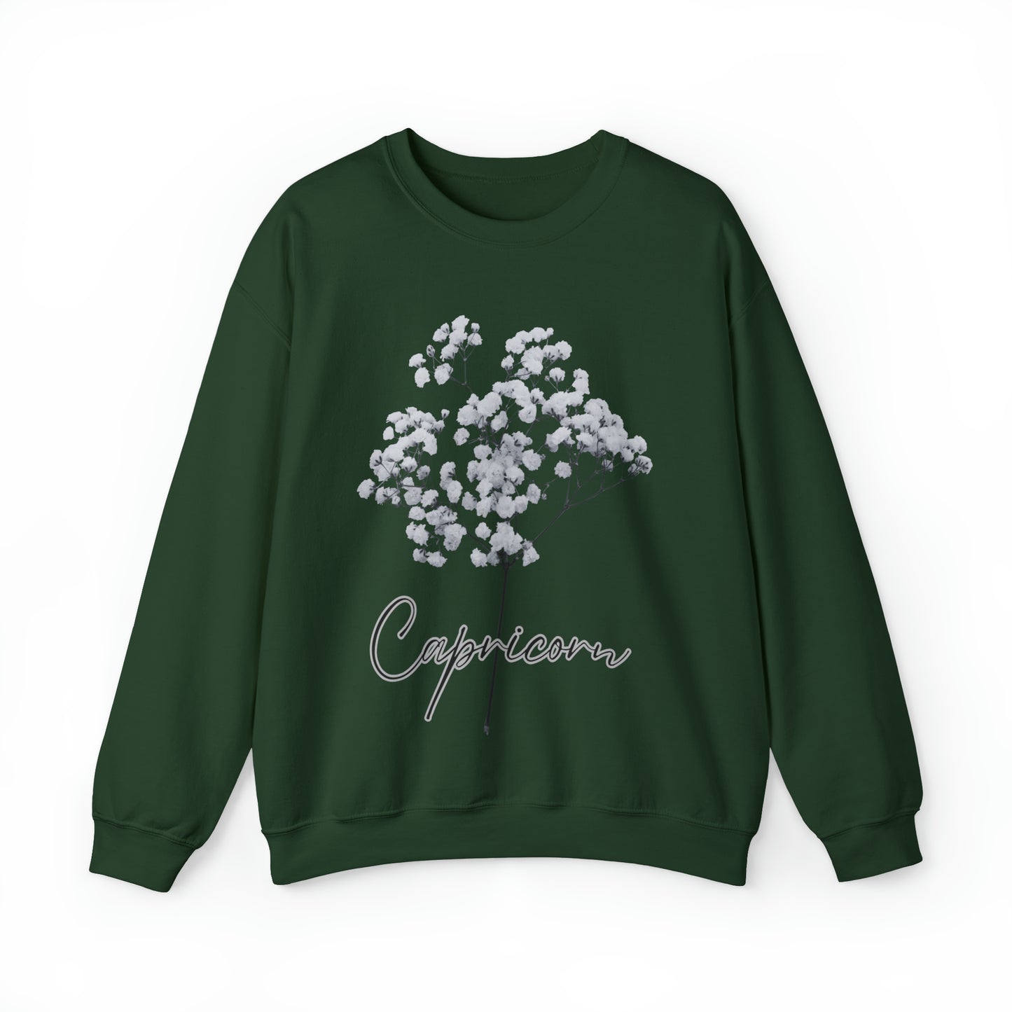 Capricorn Baby's Breath Unisex Heavy Blend Crewneck Sweatshirt