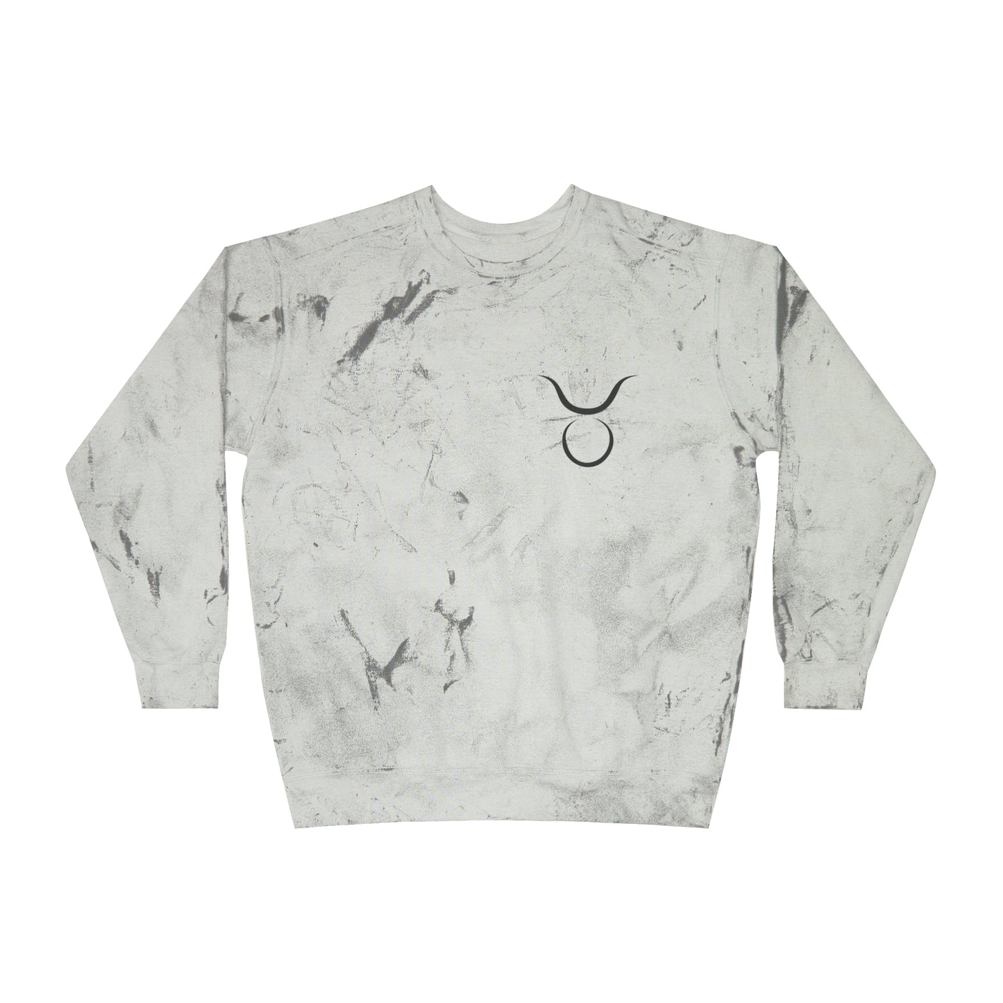 Taurus Zodiac Unisex Color Blast Crewneck Sweatshirt