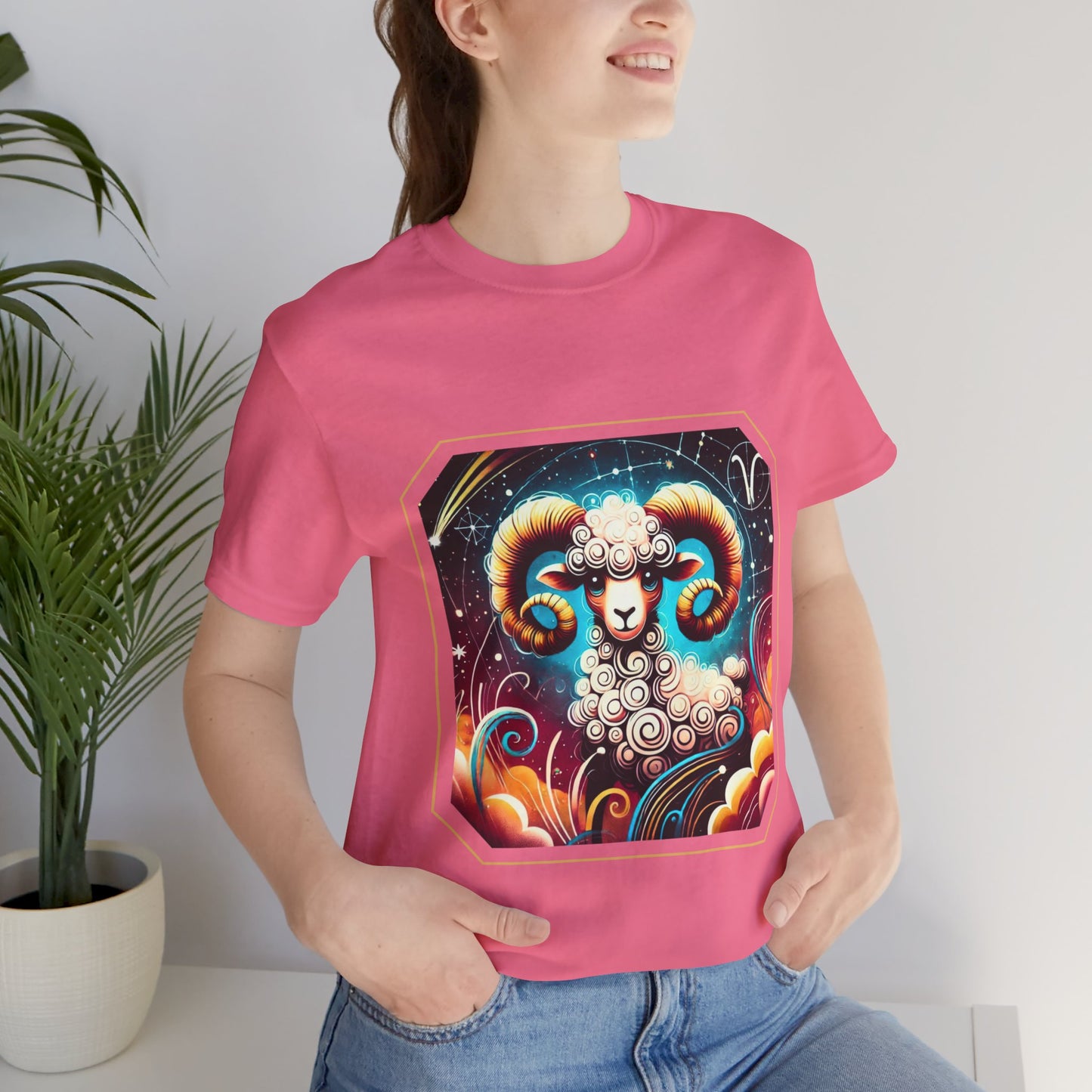 Aries Framed Zodiac Name T-Shirt