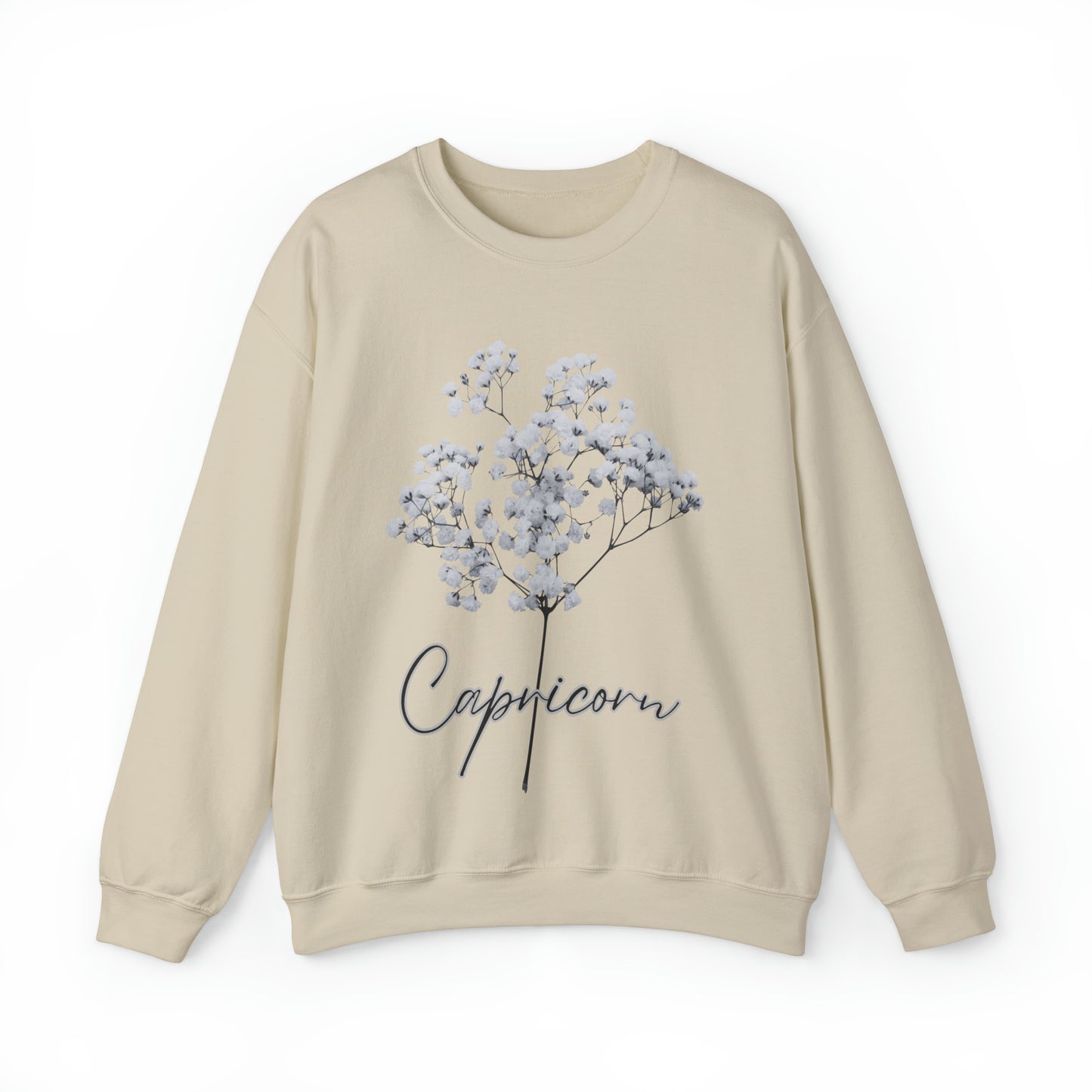 Capricorn Baby's Breath Unisex Heavy Blend Crewneck Sweatshirt