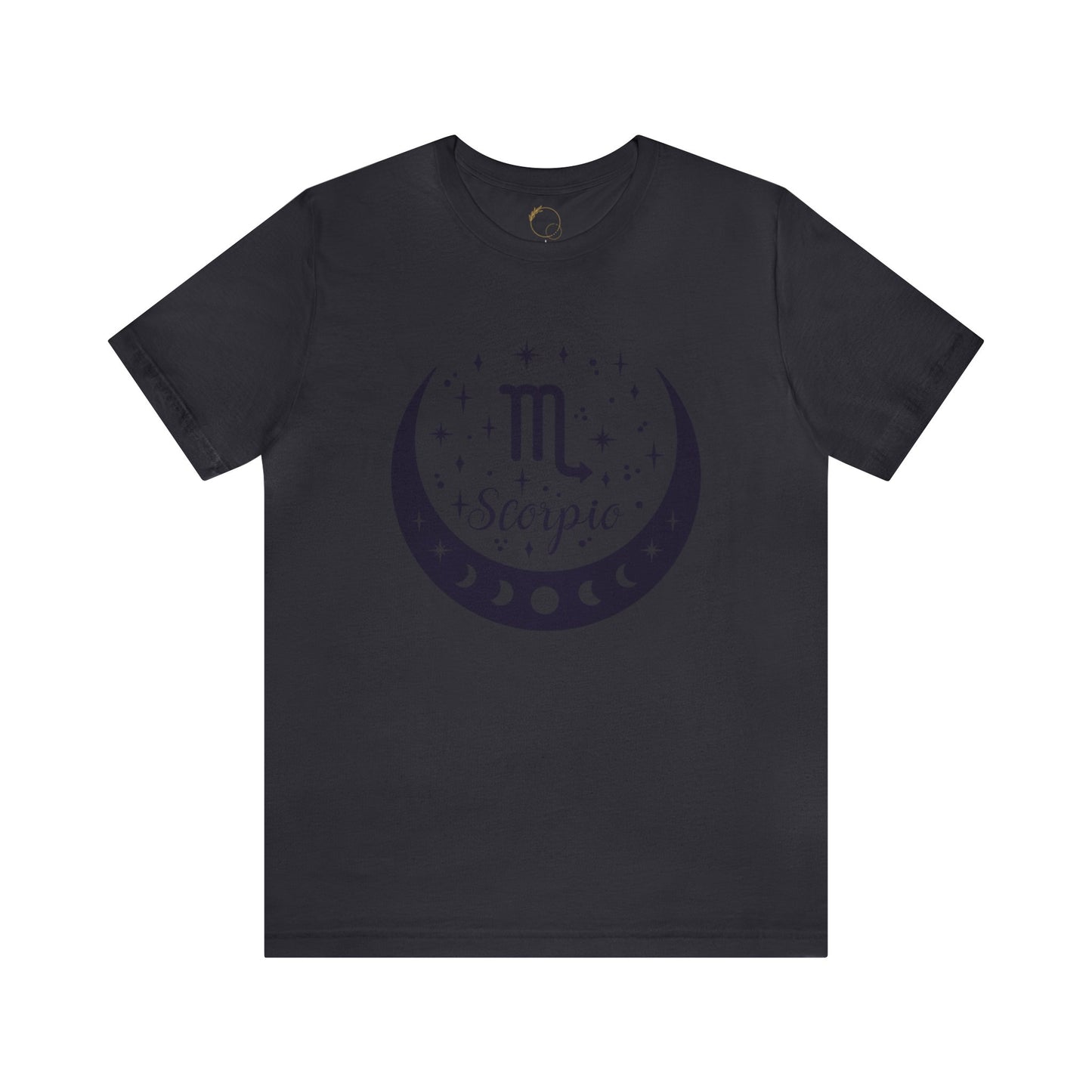 Scorpio Moon Phase Zodiac Unisex Jersey Short Sleeve Tee