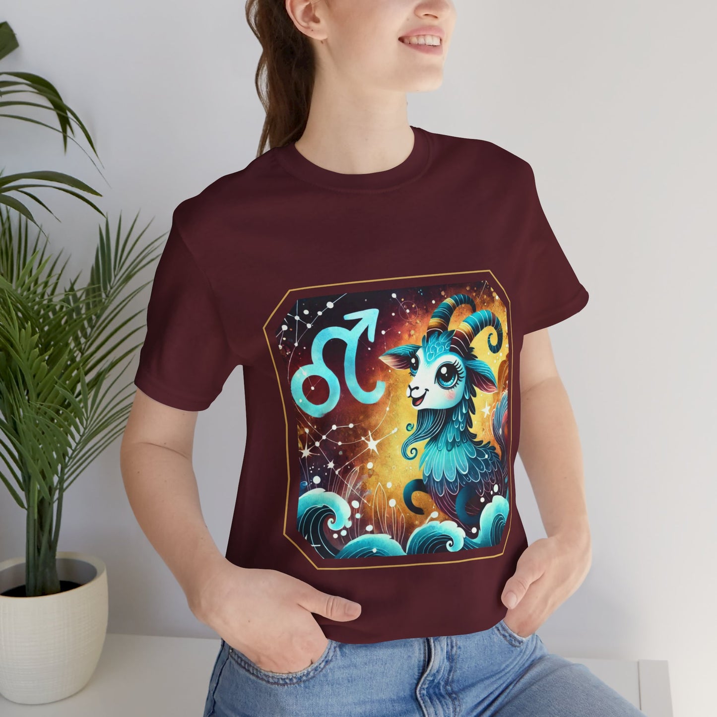 Capricorn Framed Zodiac Name T-Shirt