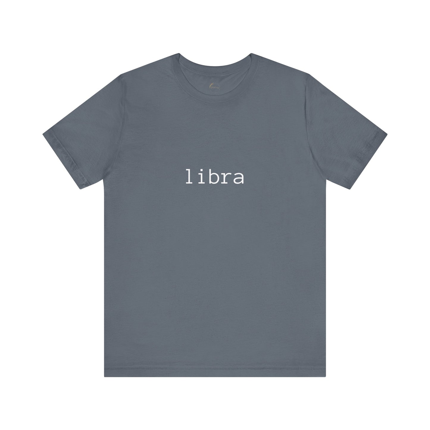 Libra Typewriter Zodiac Name T-Shirt