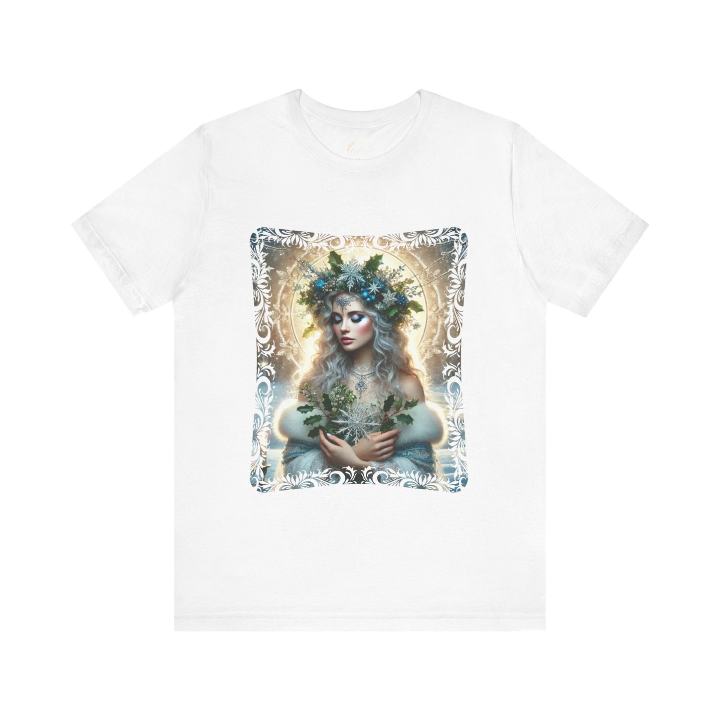 Winter Solstice Goddess Shirt - Mystical Pagan Holiday Design Tee