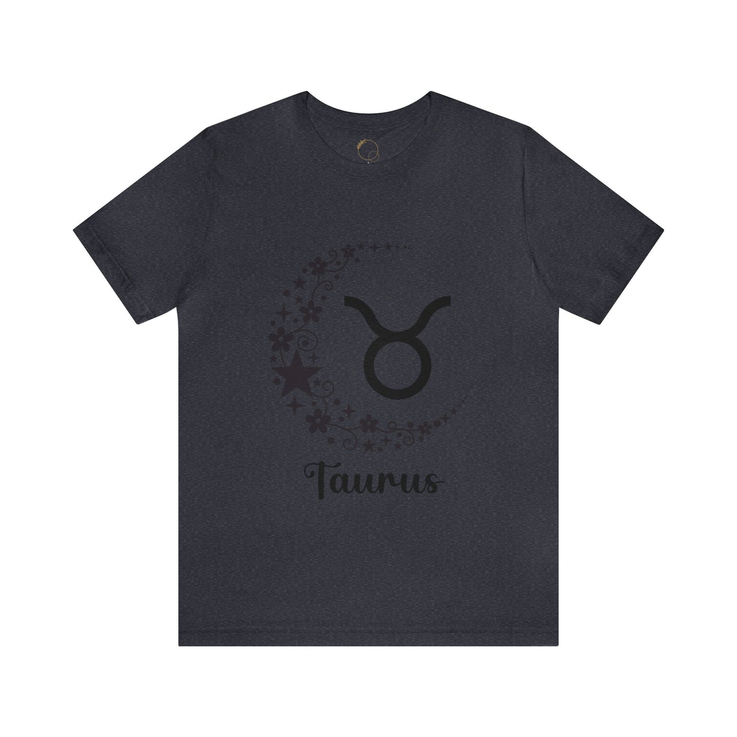 Taurus Floral Moon Zodiac Unisex Jersey Short Sleeve Tee