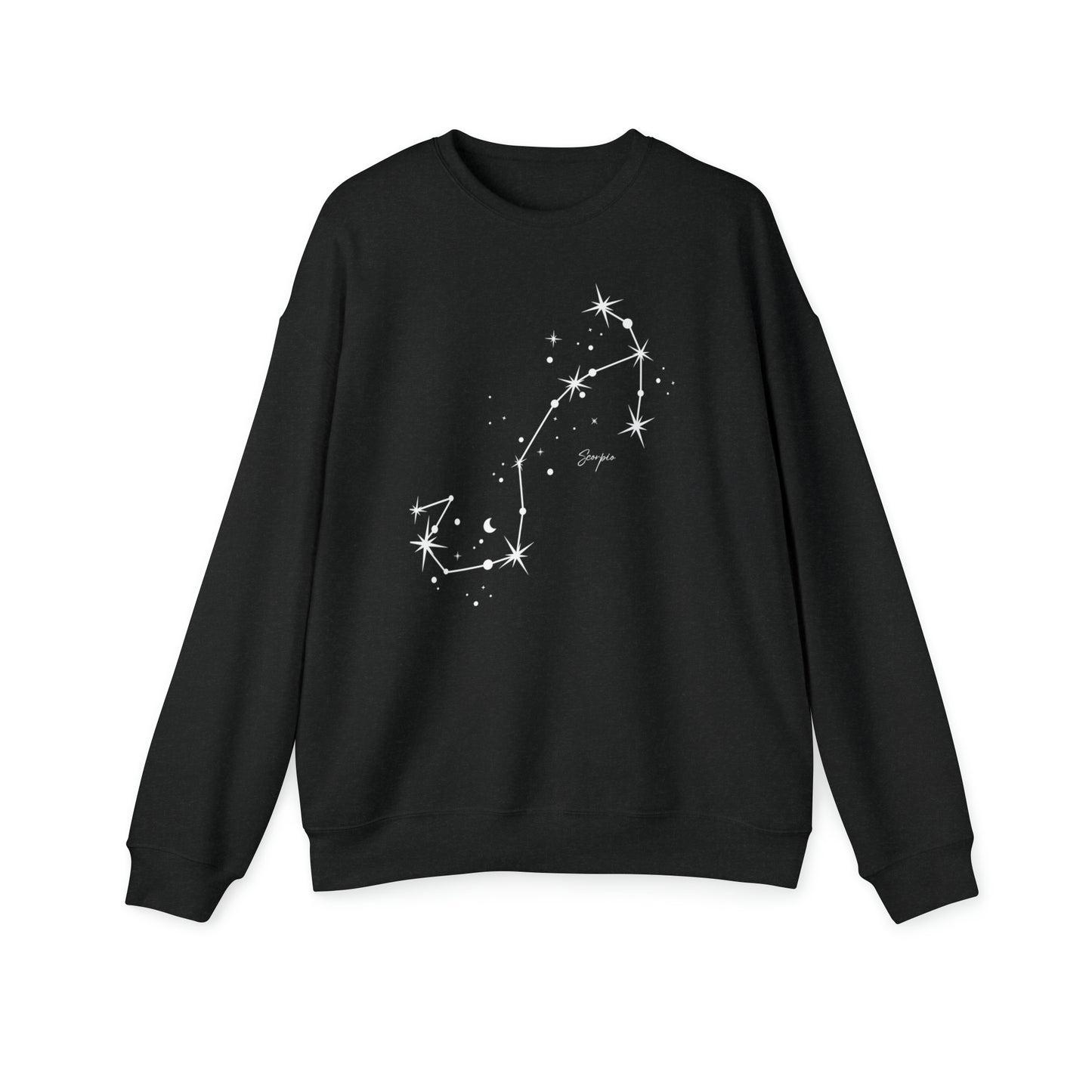 Scorpio Zodiac Constellation Unisex Drop Shoulder Sweatshirt