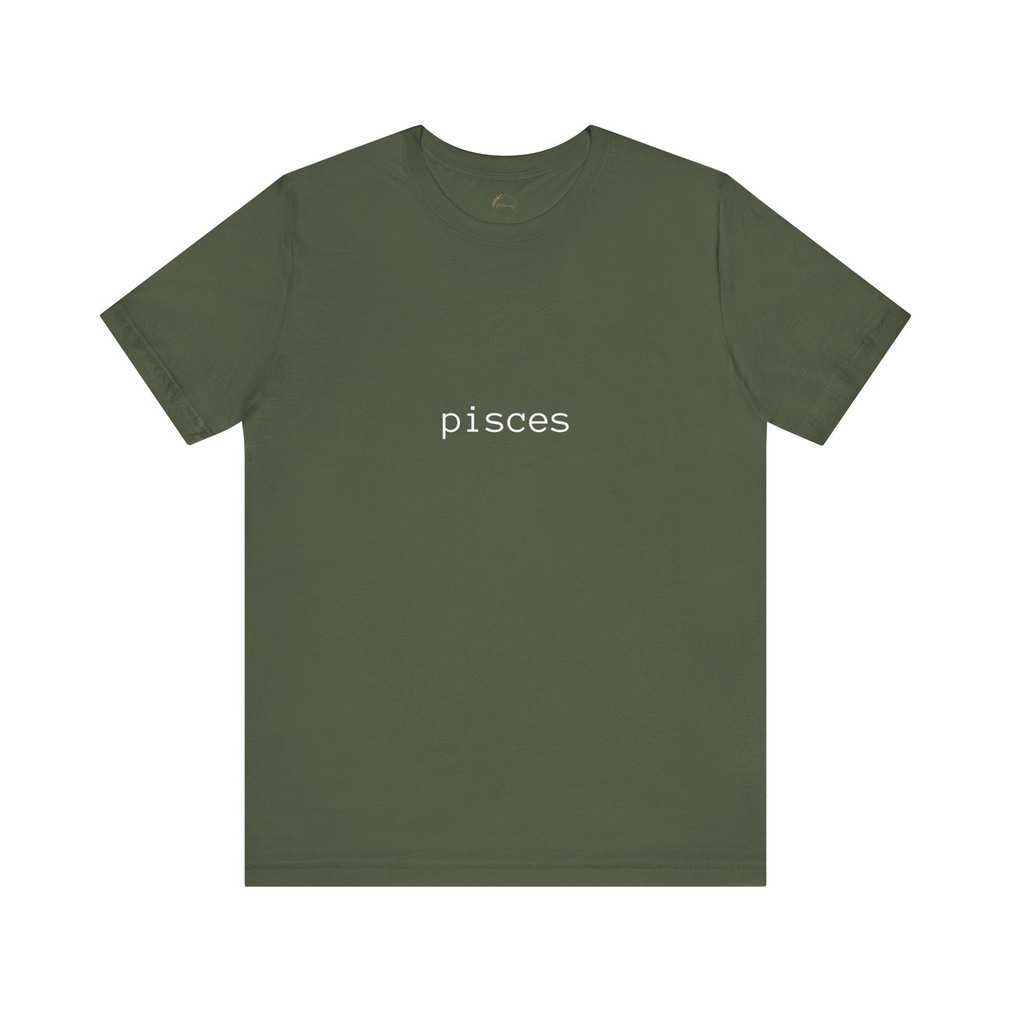 Pisces Typewriter Zodiac Name T-Shirt