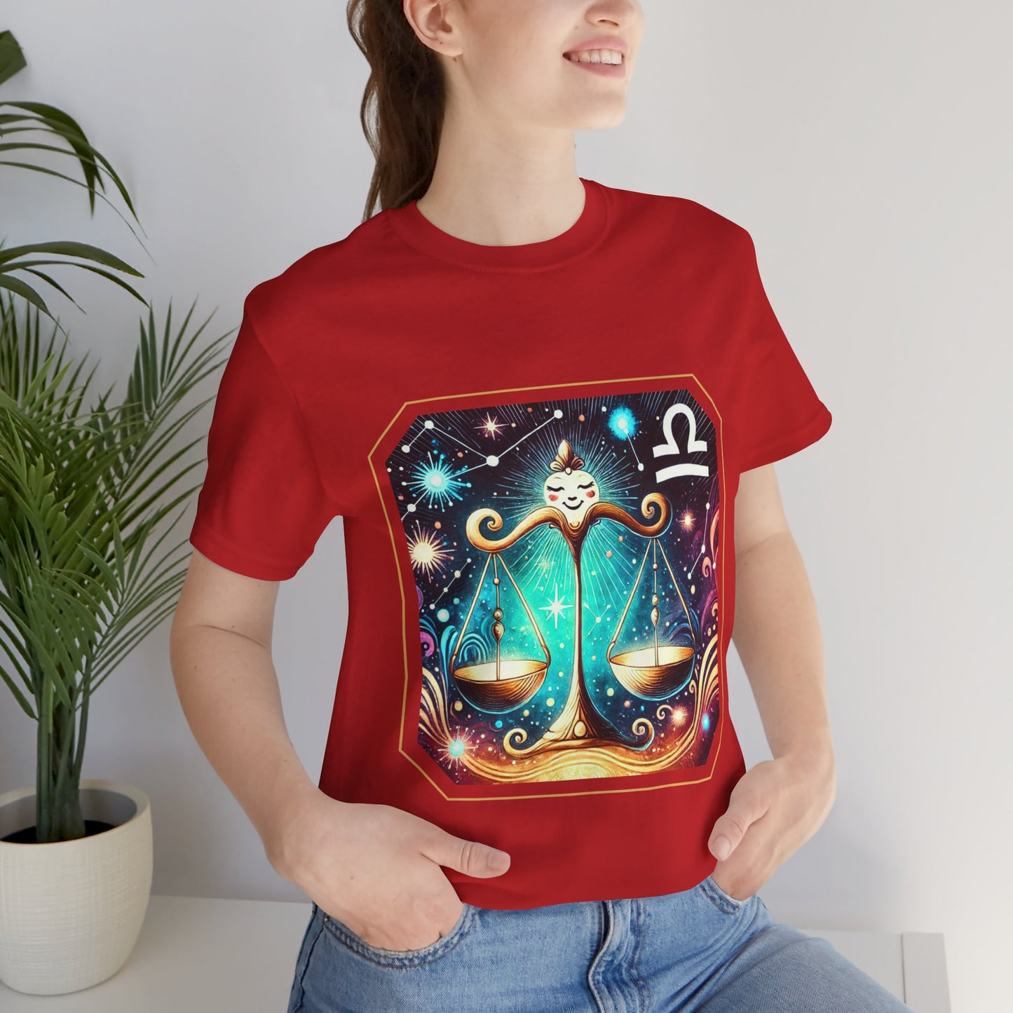 Libra Framed Zodiac Name T-Shirt