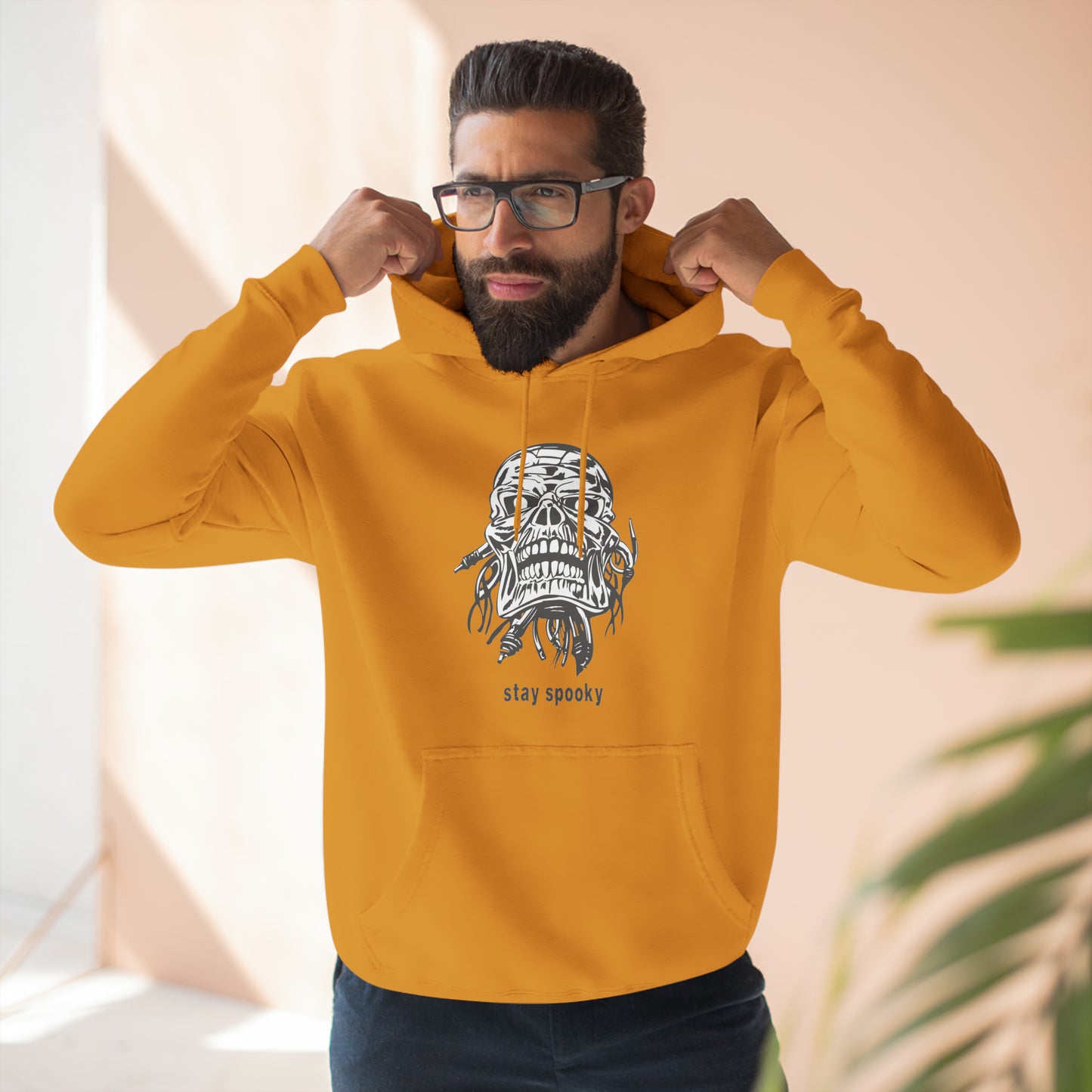 Stay Spookie Skull Unisex Premium Pullover Hoodie