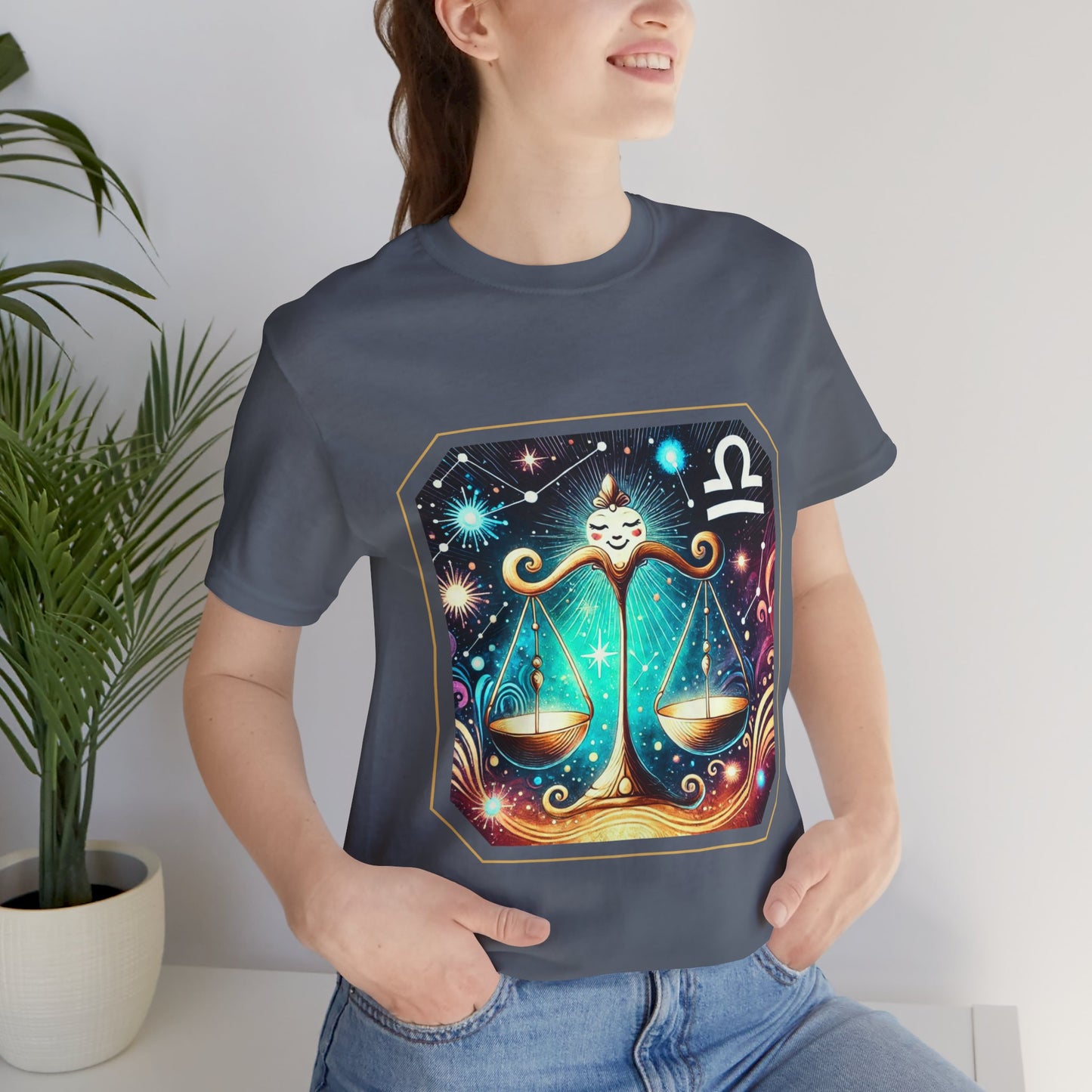 Libra Framed Zodiac Name T-Shirt