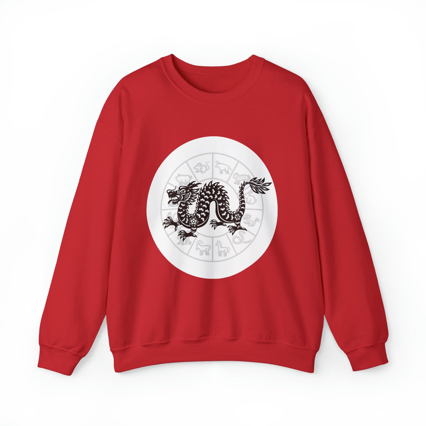 Shengxiao Dragon Unisex Heavy Blend Crewneck Sweatshirt
