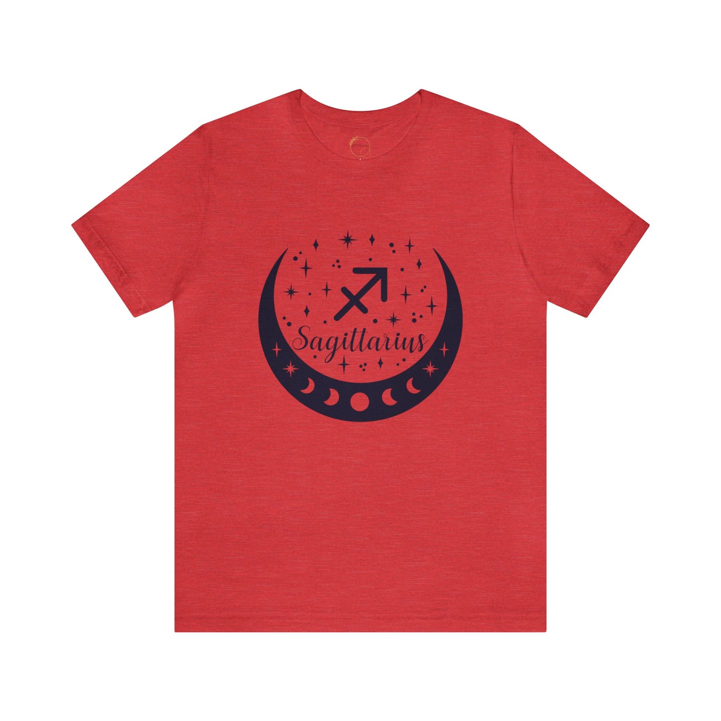 Sagittarius Moon Phase Zodiac Unisex Jersey Short Sleeve Tee