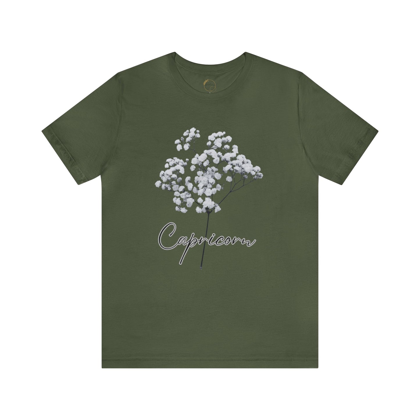 Capricorn Baby Breath Zodiac Unisex Jersey Short Sleeve Tee