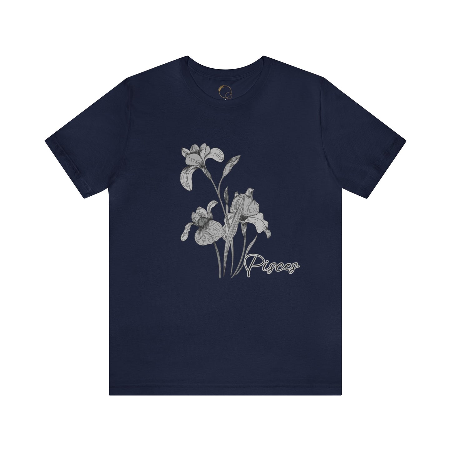 Pisces Iris Zodiac Unisex Jersey Short Sleeve Tee
