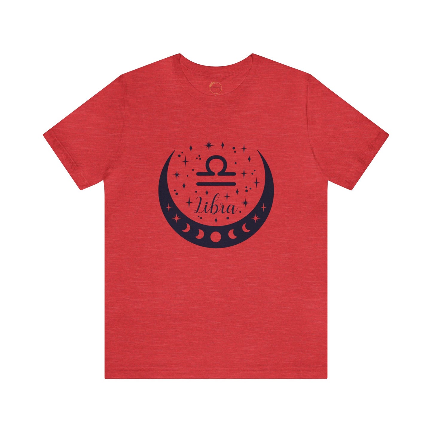 Libra Moon Phase Zodiac Unisex Jersey Short Sleeve Tee