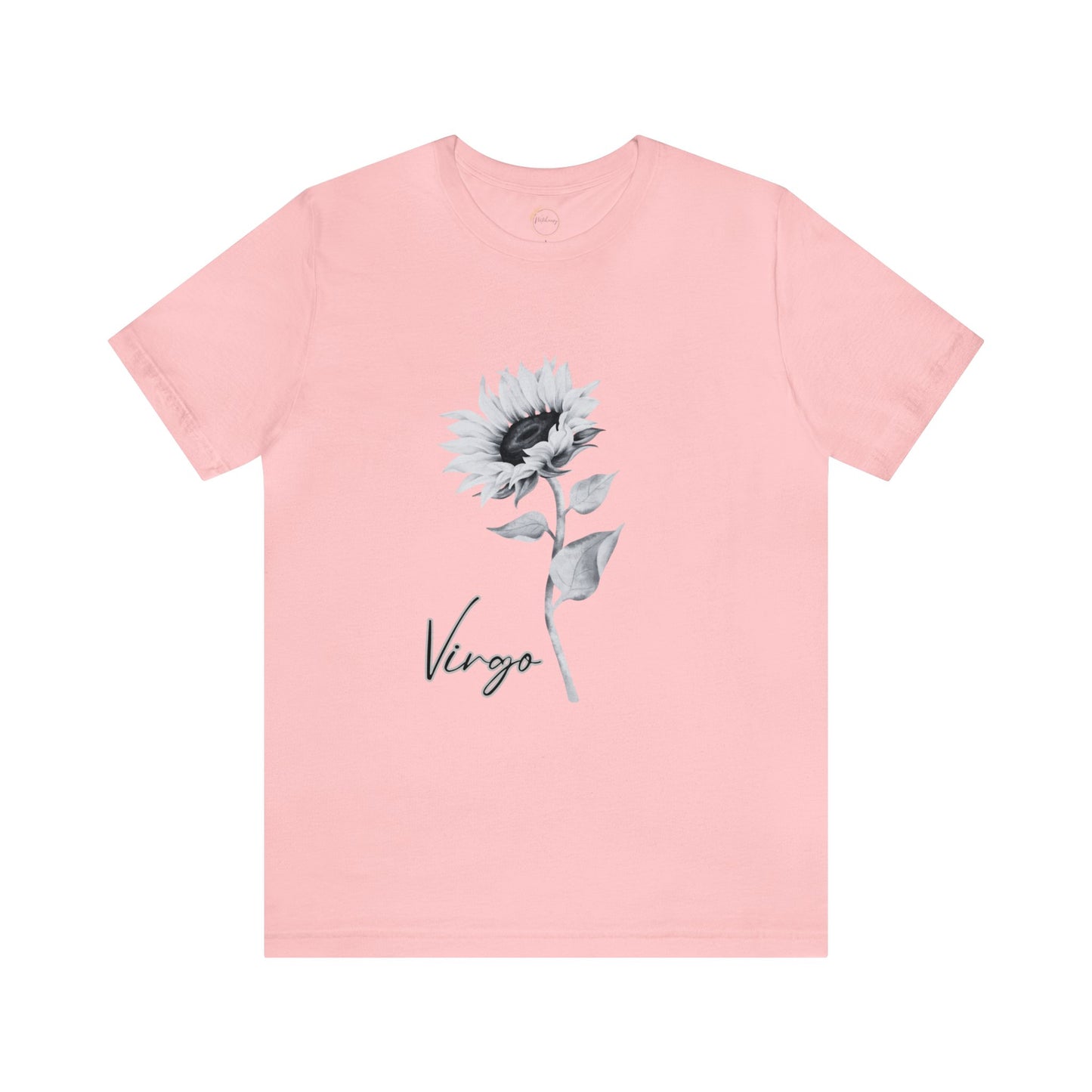 Virgo Sunflower Zodiac Unisex Jersey Short Sleeve Tee