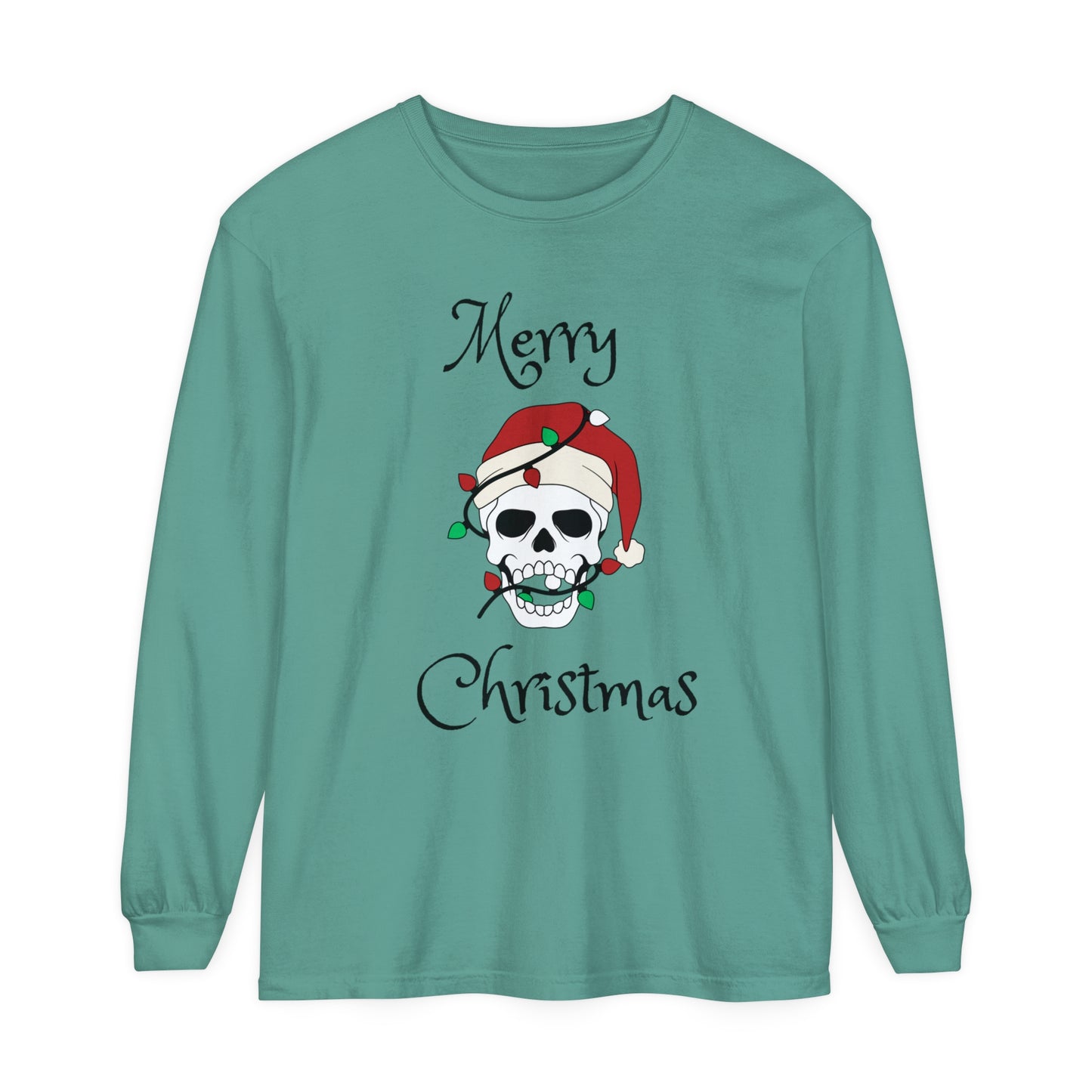Merry Christmas Skeleton Unisex Long Sleeve T-Shirt
