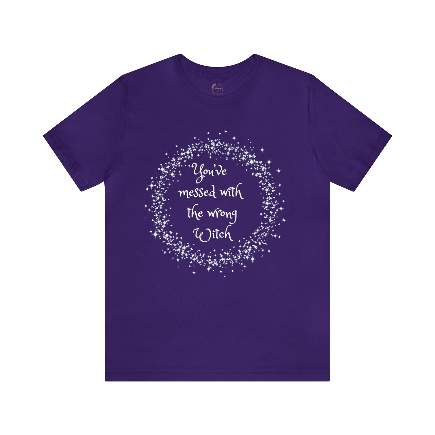 Messed with Wrong Witch Unisex Jersey Short Sleeve Tee