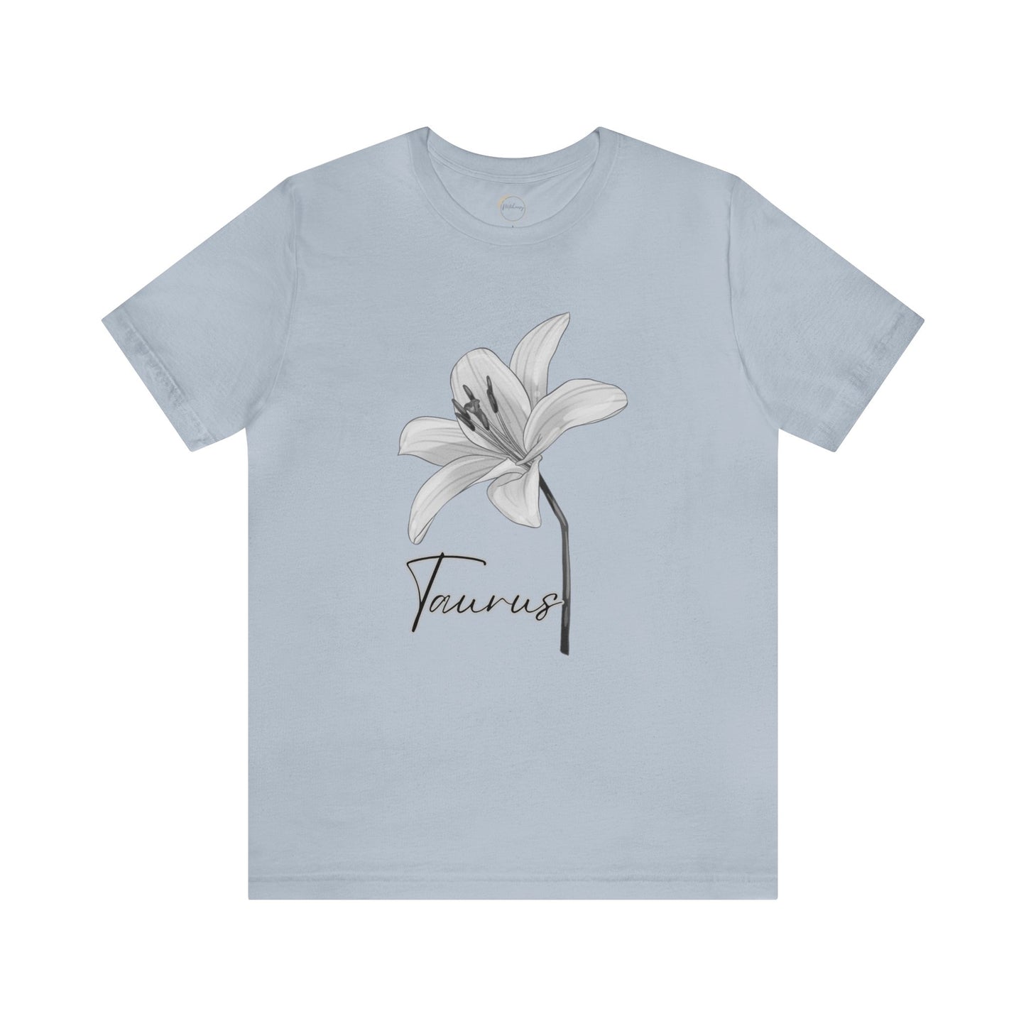 Taurus Lily Zodiac Unisex Jersey Short Sleeve Tee