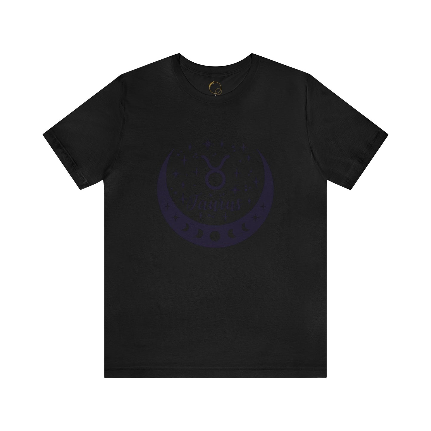 Taurus Moon Phase Zodiac Unisex Jersey Short Sleeve Tee