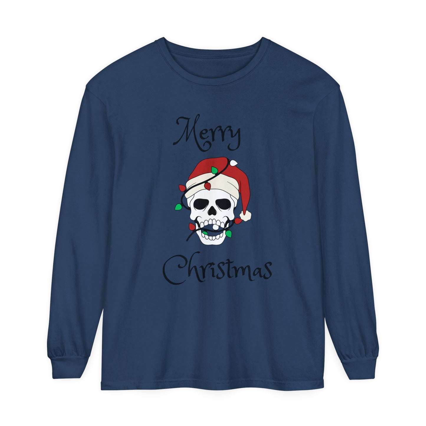 Merry Christmas Skeleton Unisex Long Sleeve T-Shirt