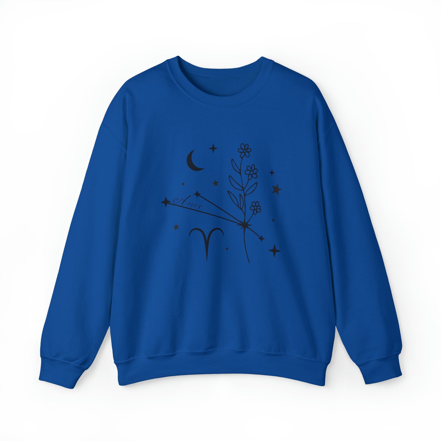 Aries Zodiac Mix Unisex Heavy Blend™ Crewneck Sweatshirt