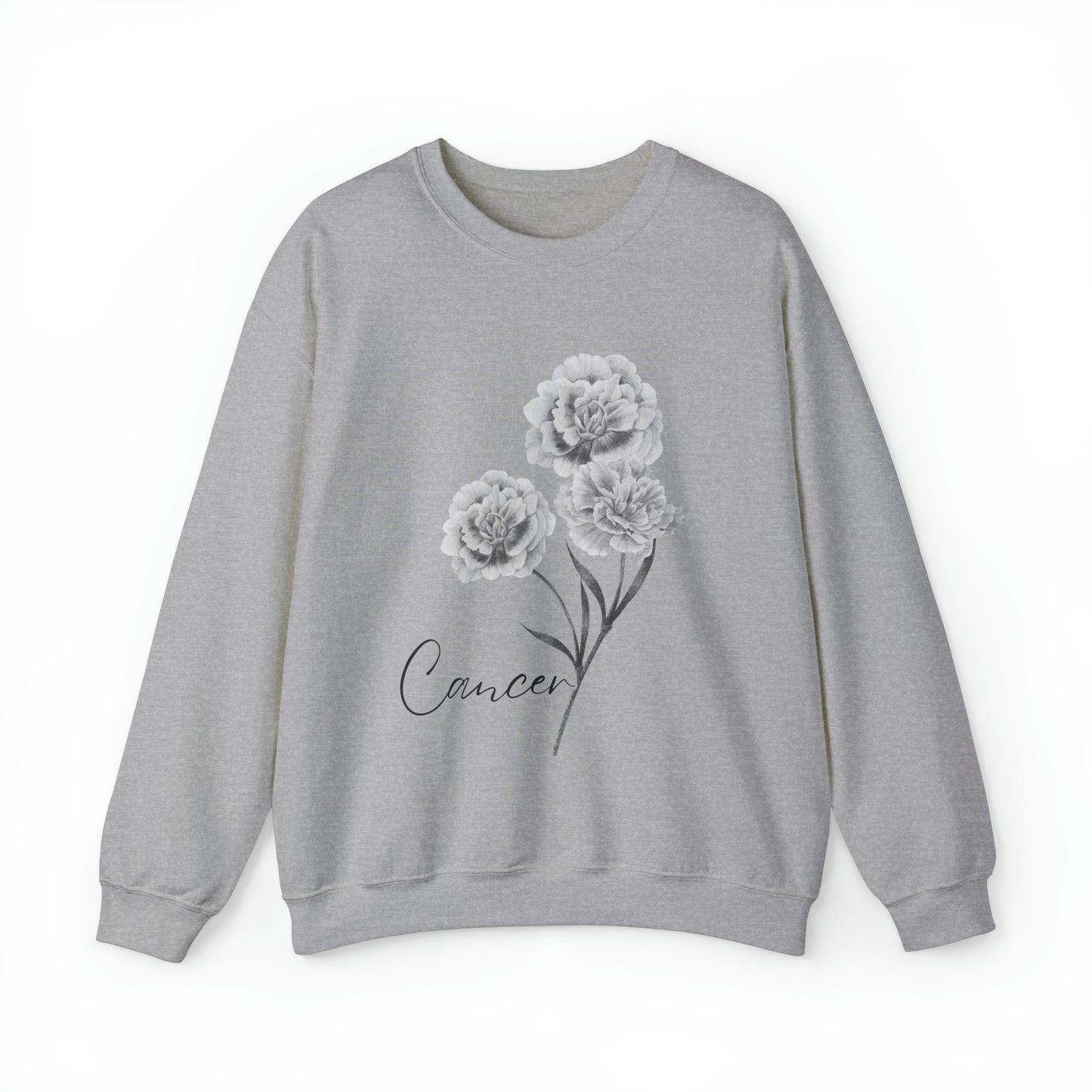 Cancer Carnations Unisex Heavy Blend Crewneck Sweatshirt