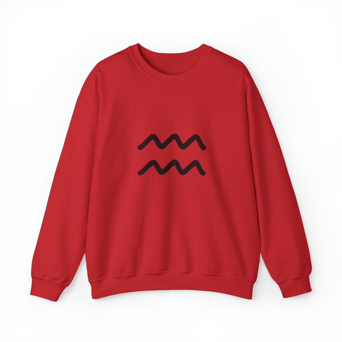 Aquarius Simple Zodiac Unisex Heavy Blend™ Crewneck Sweatshirt